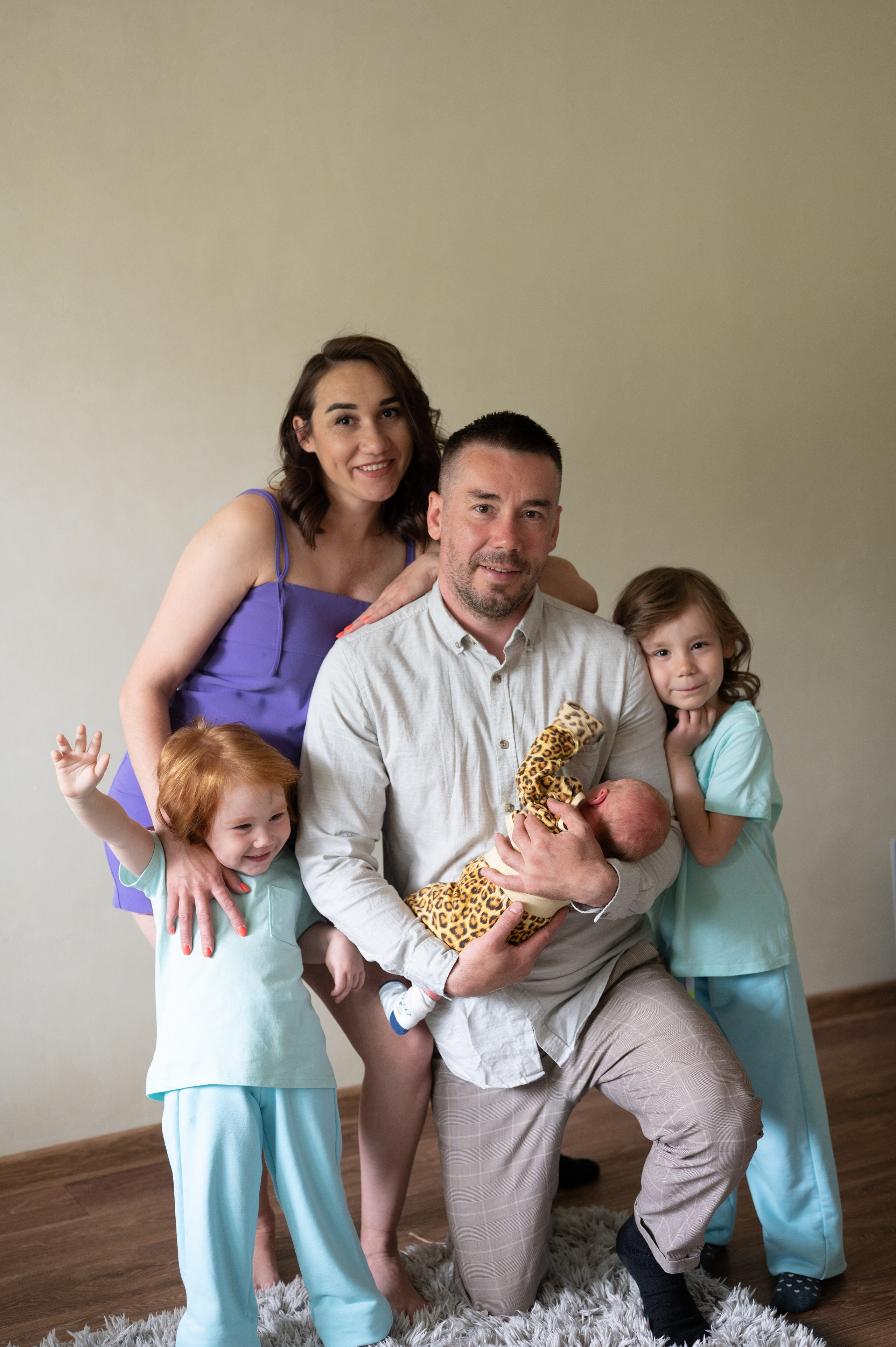 Встреча малыша дома. Фотограф новорожденных, семейный детский в Тюмени Татьяна Морозова