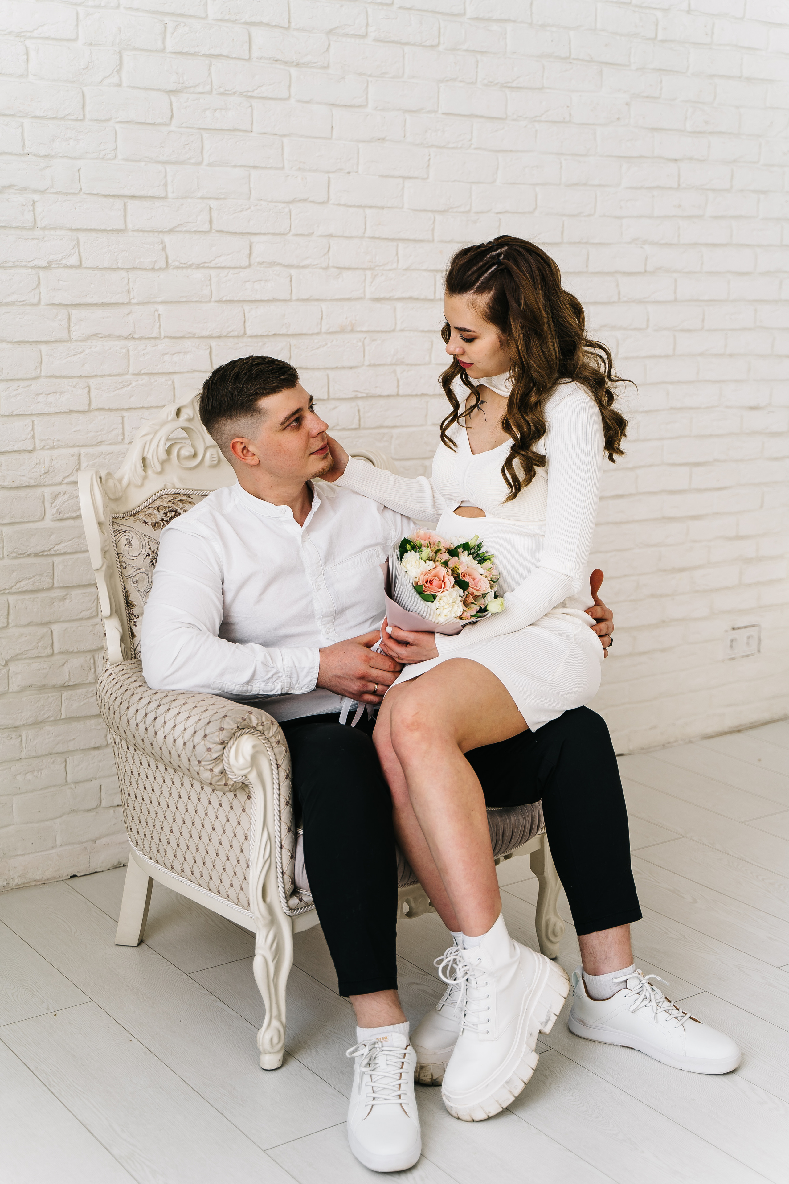 Свадебная фотосессия в студии. Свадебный и семейный фотограф в Новосибирске Синицына Наталья