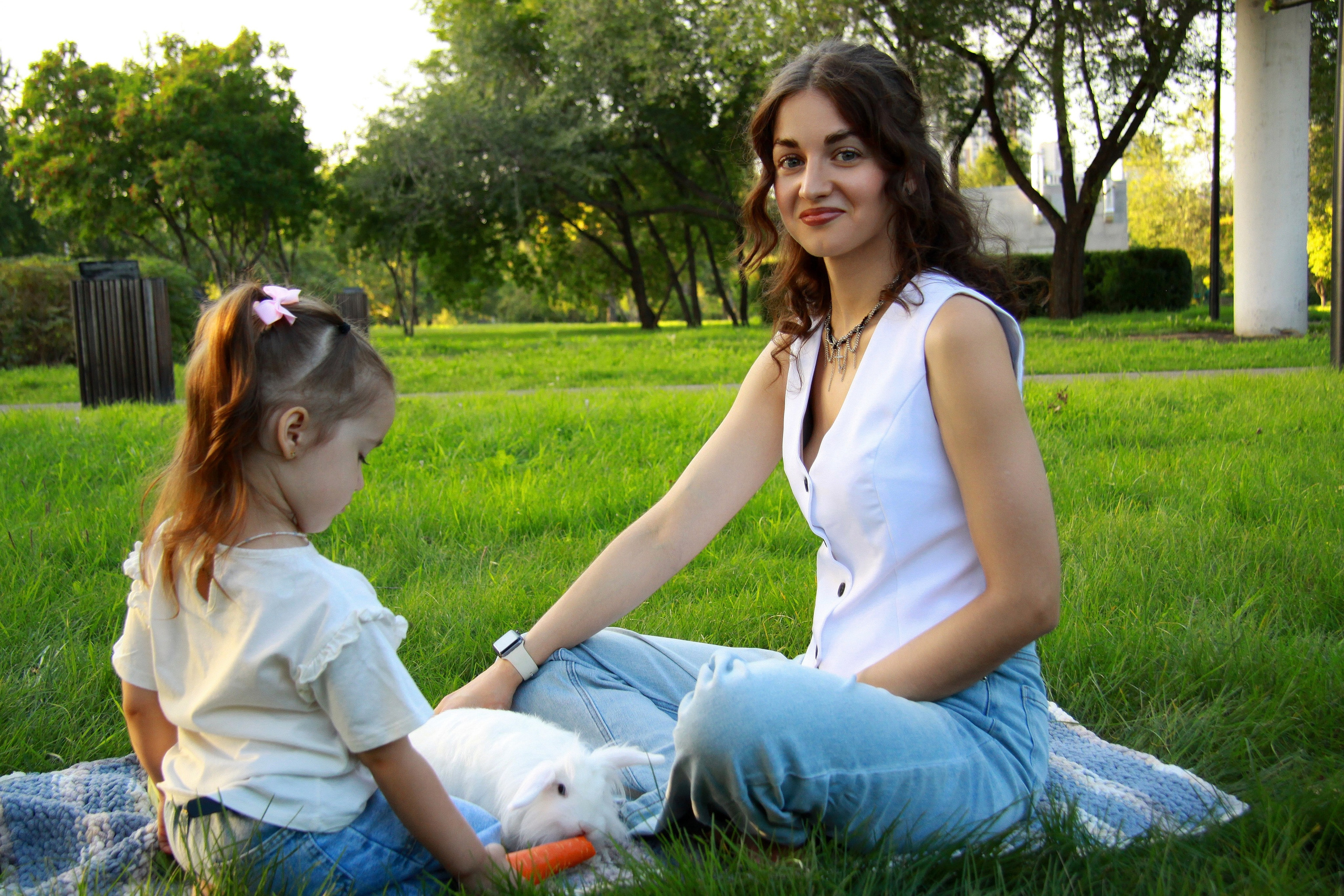 Фотосессия с кроликом Баффи. Фотограф Красноярск | Varvara Kalugina