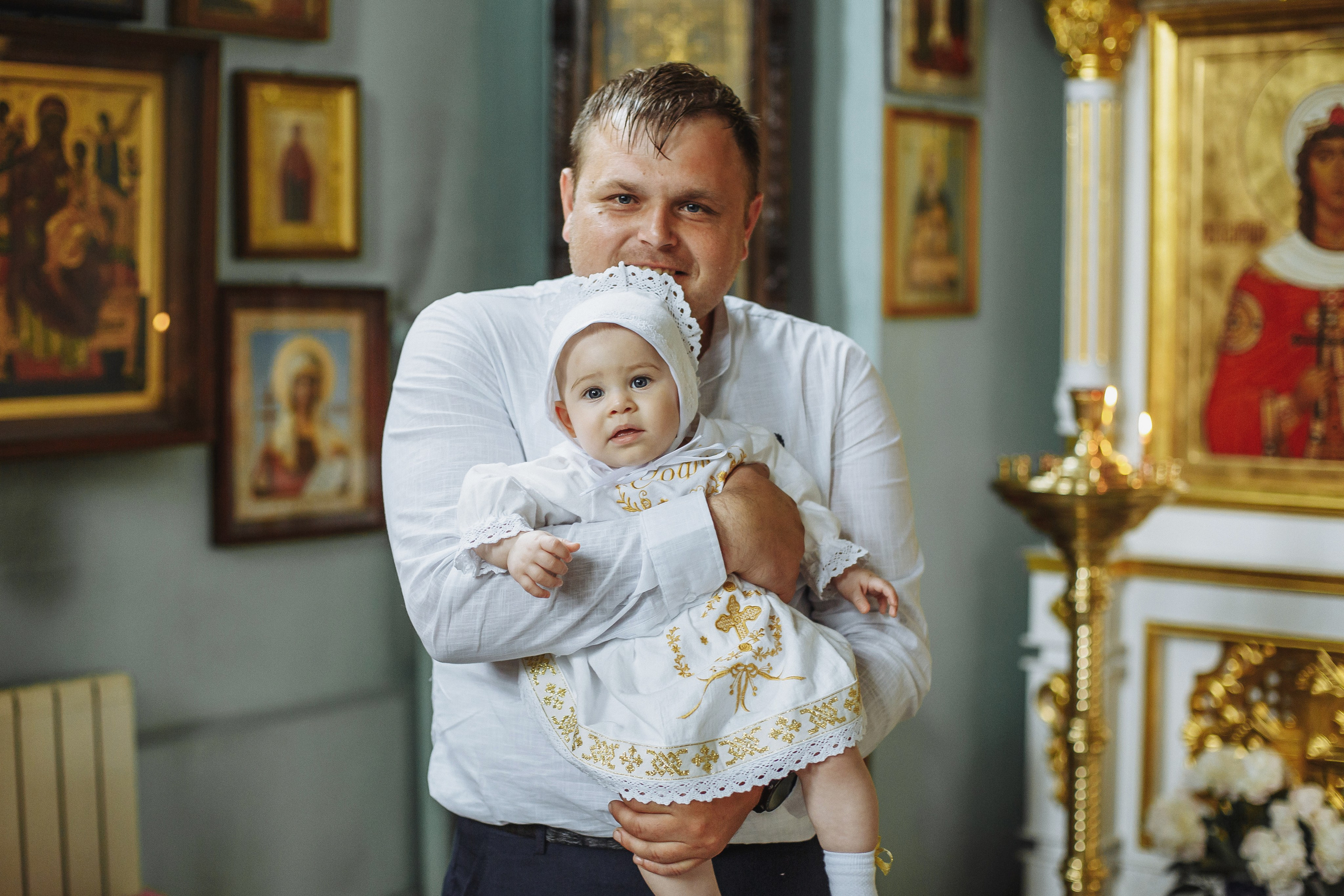 Крещение Софии. Семейный и свадебный фотограф в Саратове Катерина Оленская