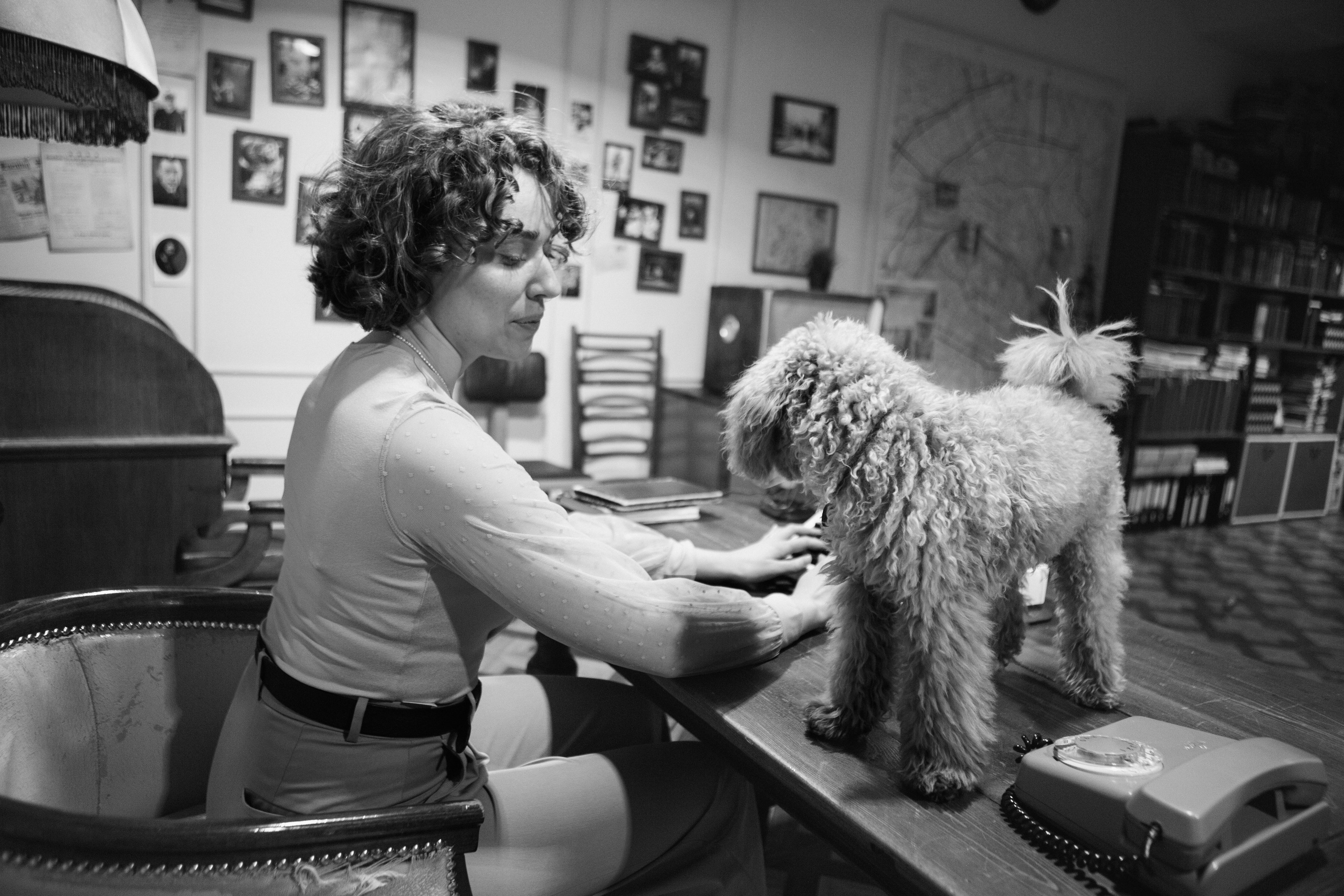 A cinematic daydream in the spirit of Wes Anderson’s style. Portrait, family and pet photographer in Cyprus, Ksenia Bourdelle