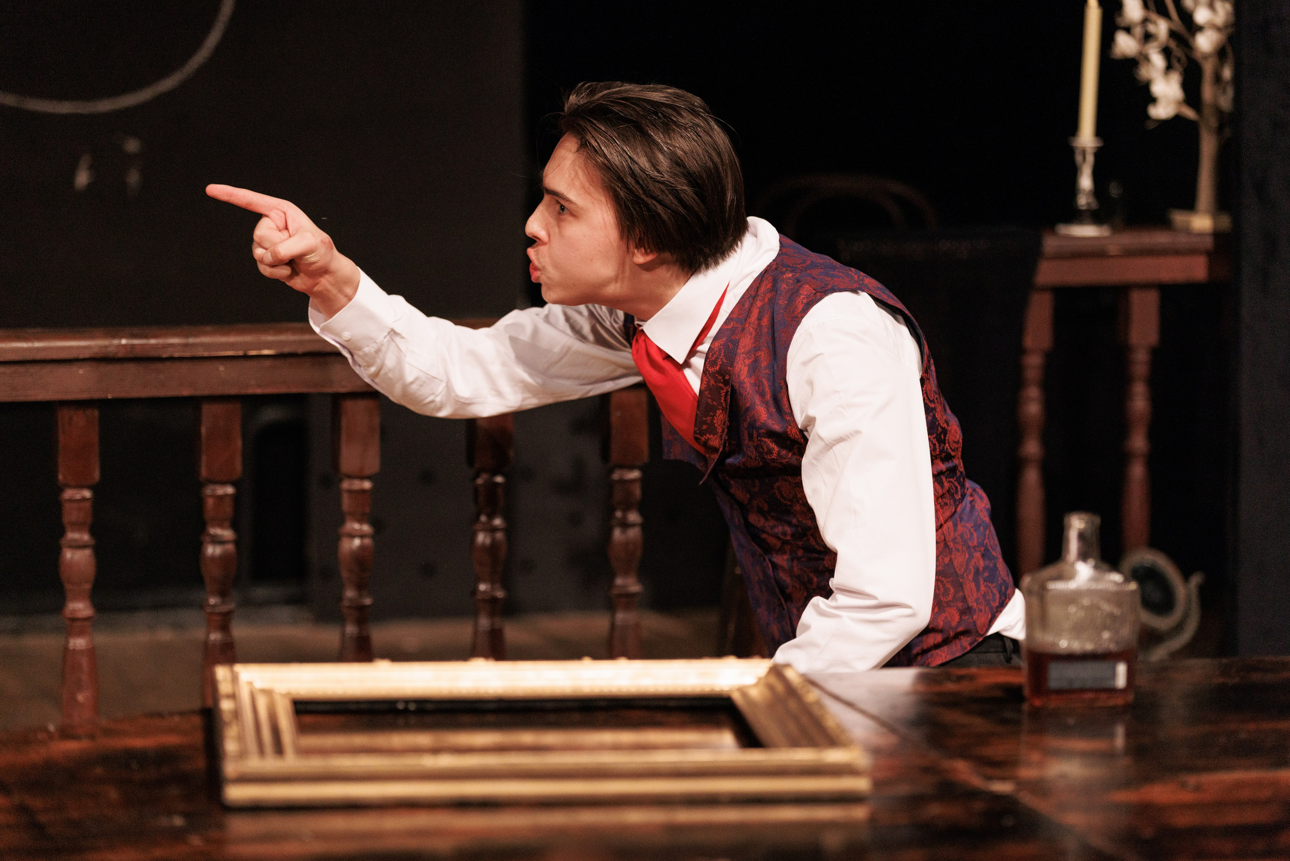 "Бесы. Репетиция". Спектакль студентов Щепкинского училища. Спортивный фотограф Алексей Соломин