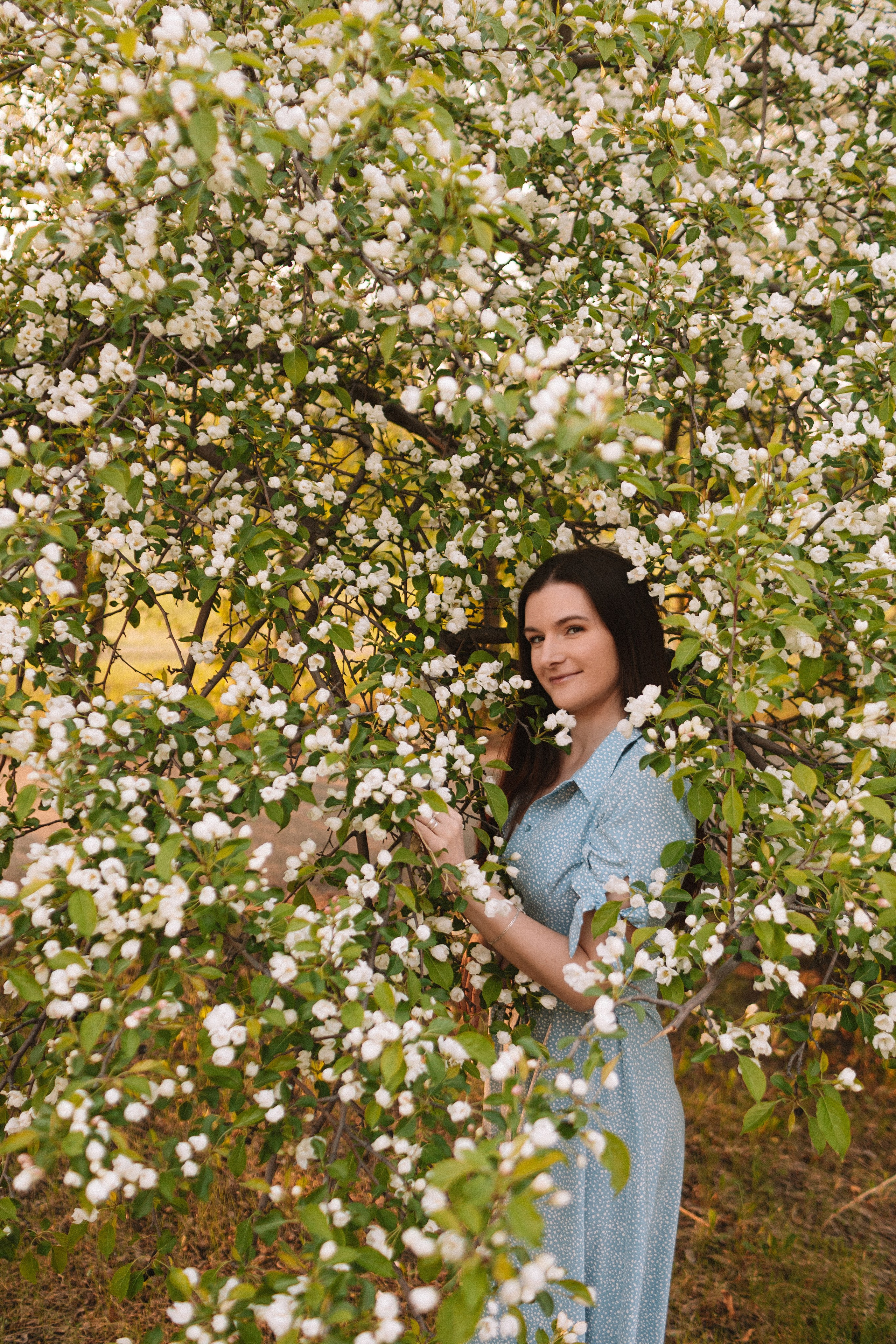 Яблони. Семейный фотограф Тюмень, фотограф на роды Салмина Мария