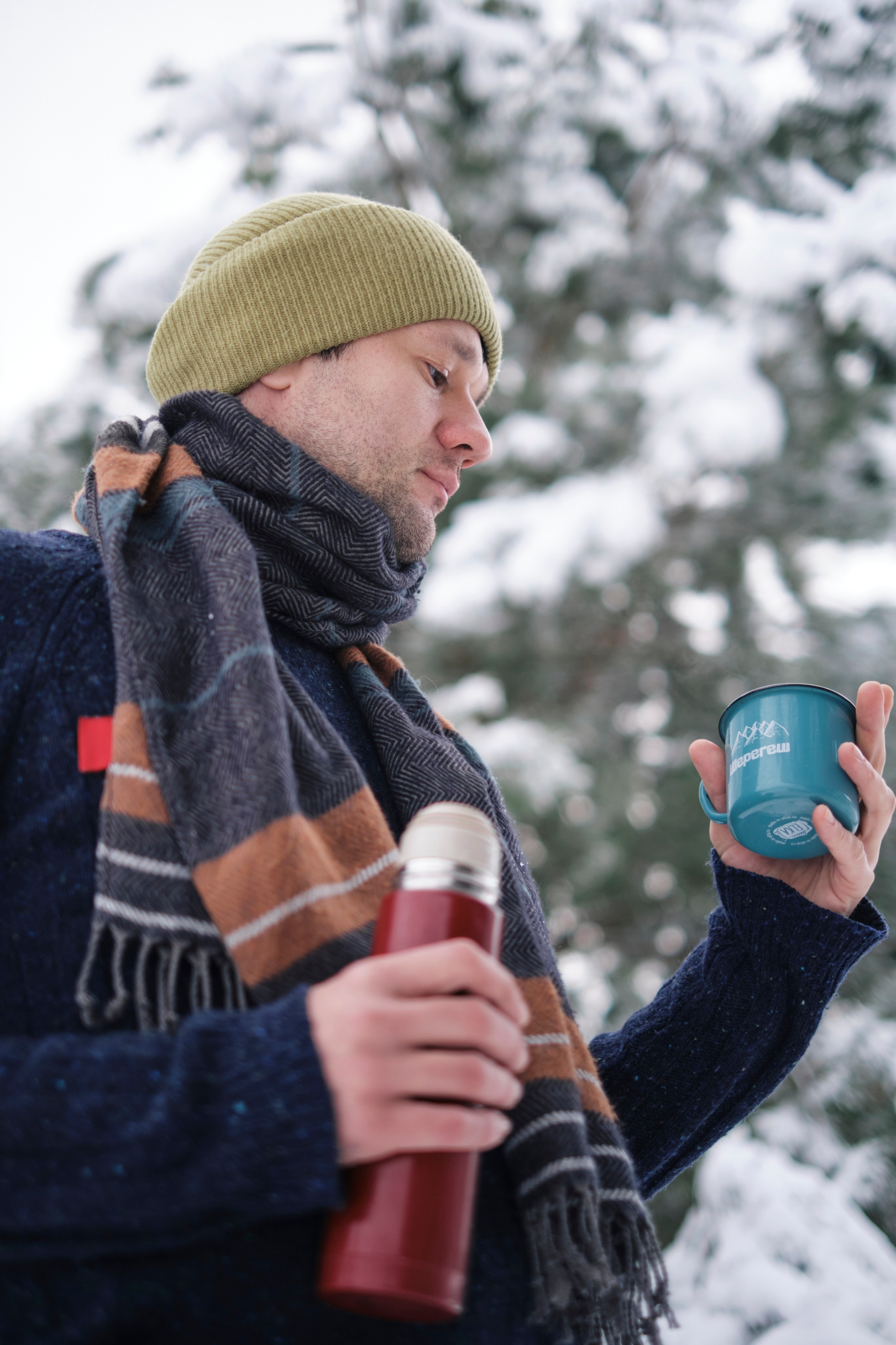Зимняя фотосессия с вкусной едой на горелочке. Елена Павленко. Фотограф. Москва