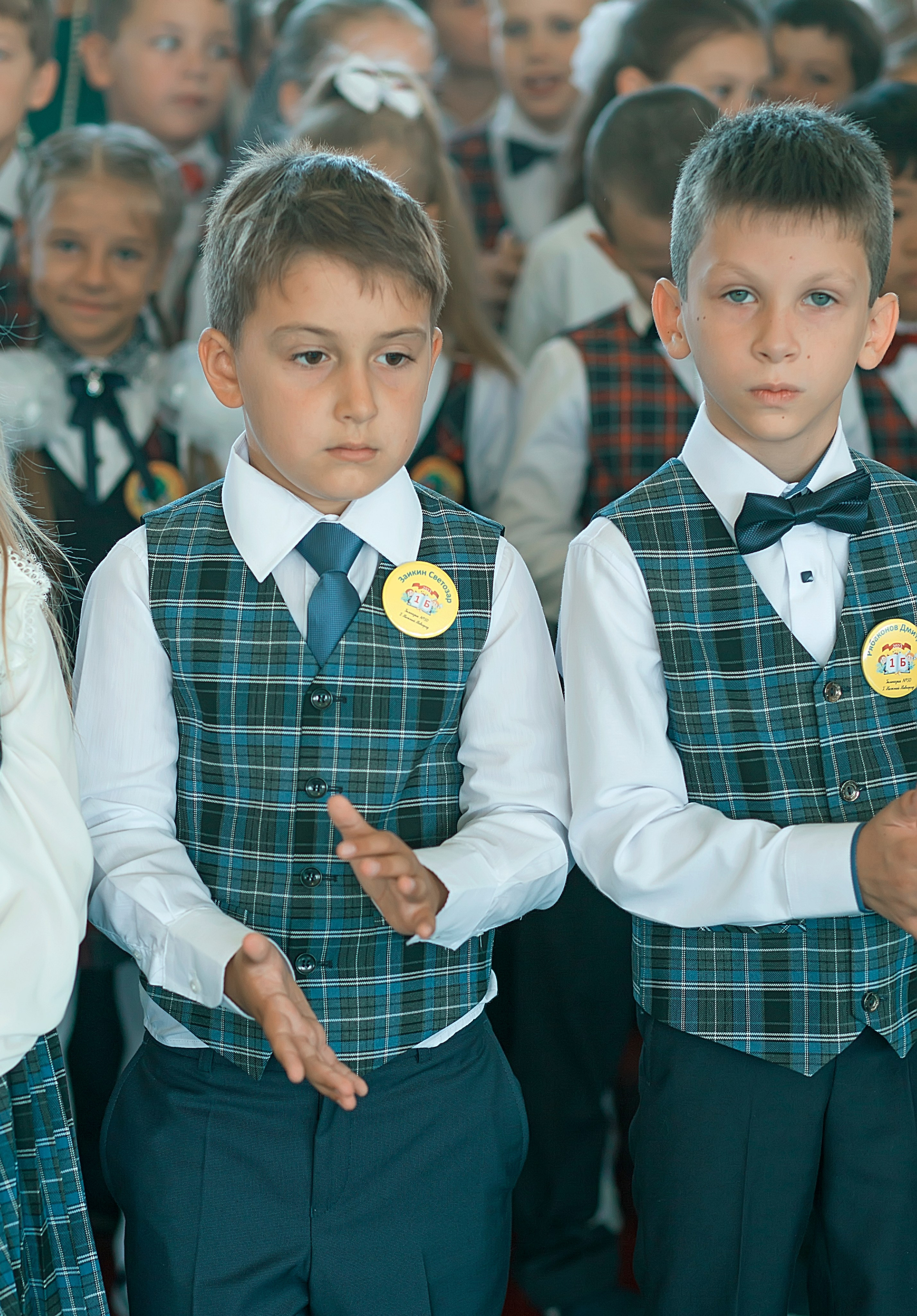 Первый класс линейка, в классе, портреты. Семейный и детский фотограф в Нижнем Новгороде