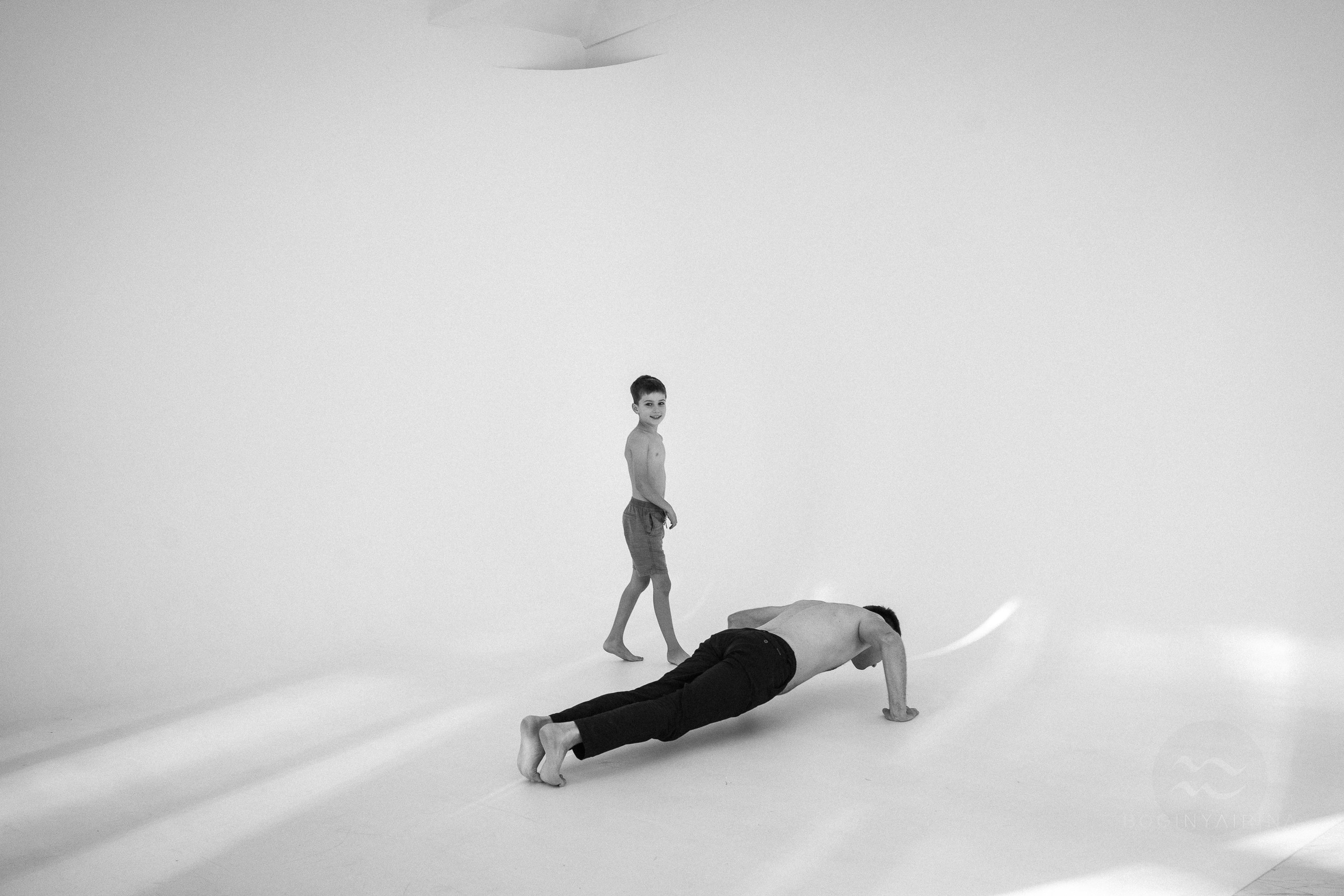 семейная фотосессия беременности с детьми