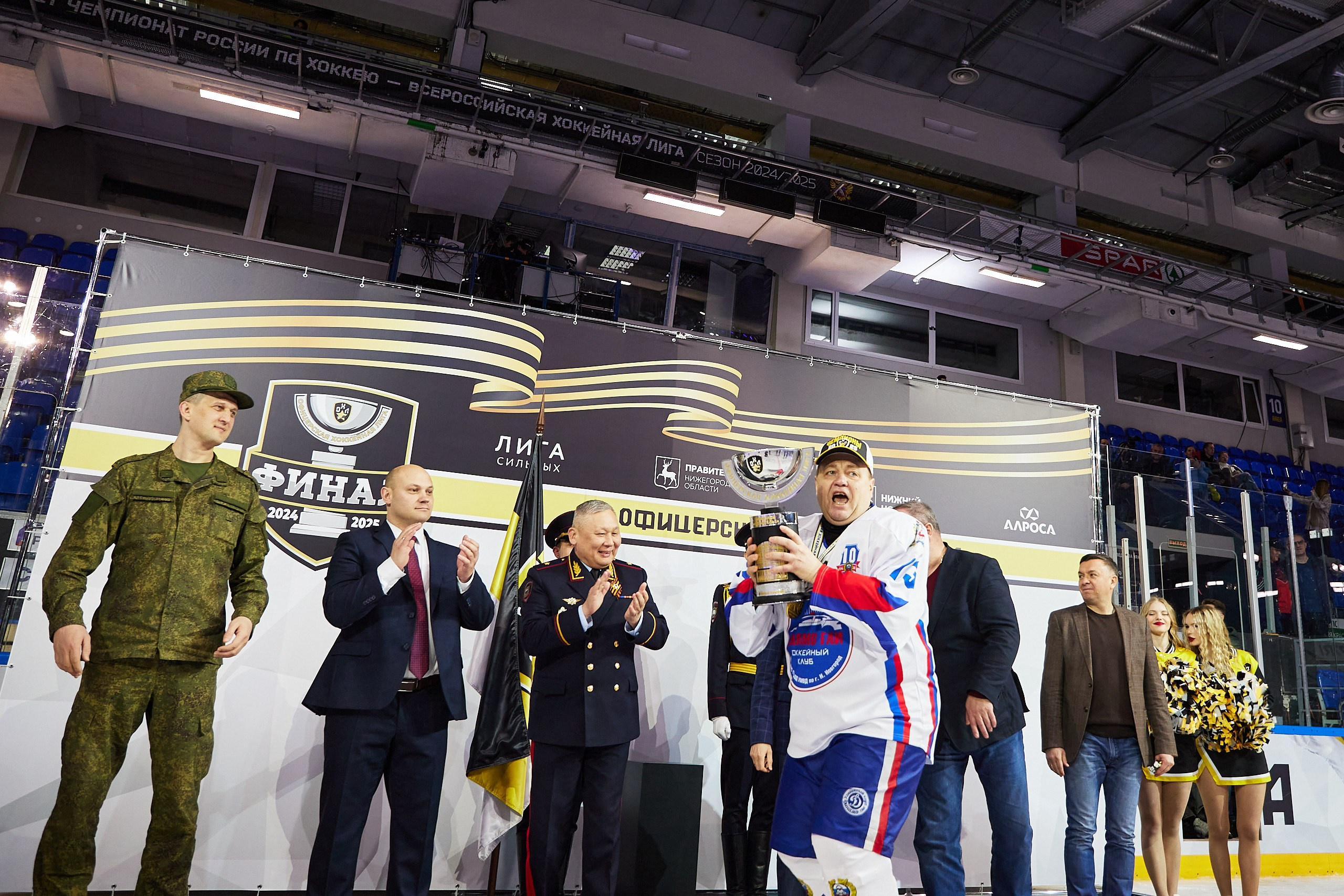Репортаж. Офицерская хоккейная лига 2025 год. Спортивный фотограф Некрасов Денис