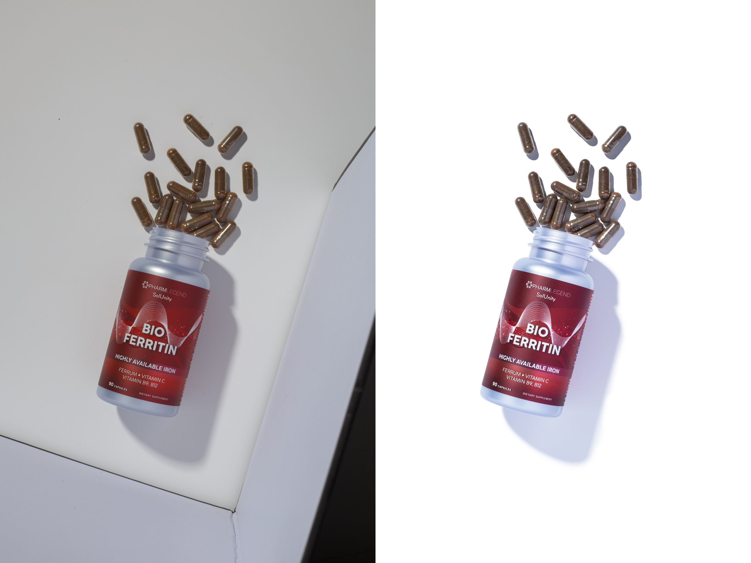 Ретушь фотографий витаминов и БАДов | Студия SVITHART