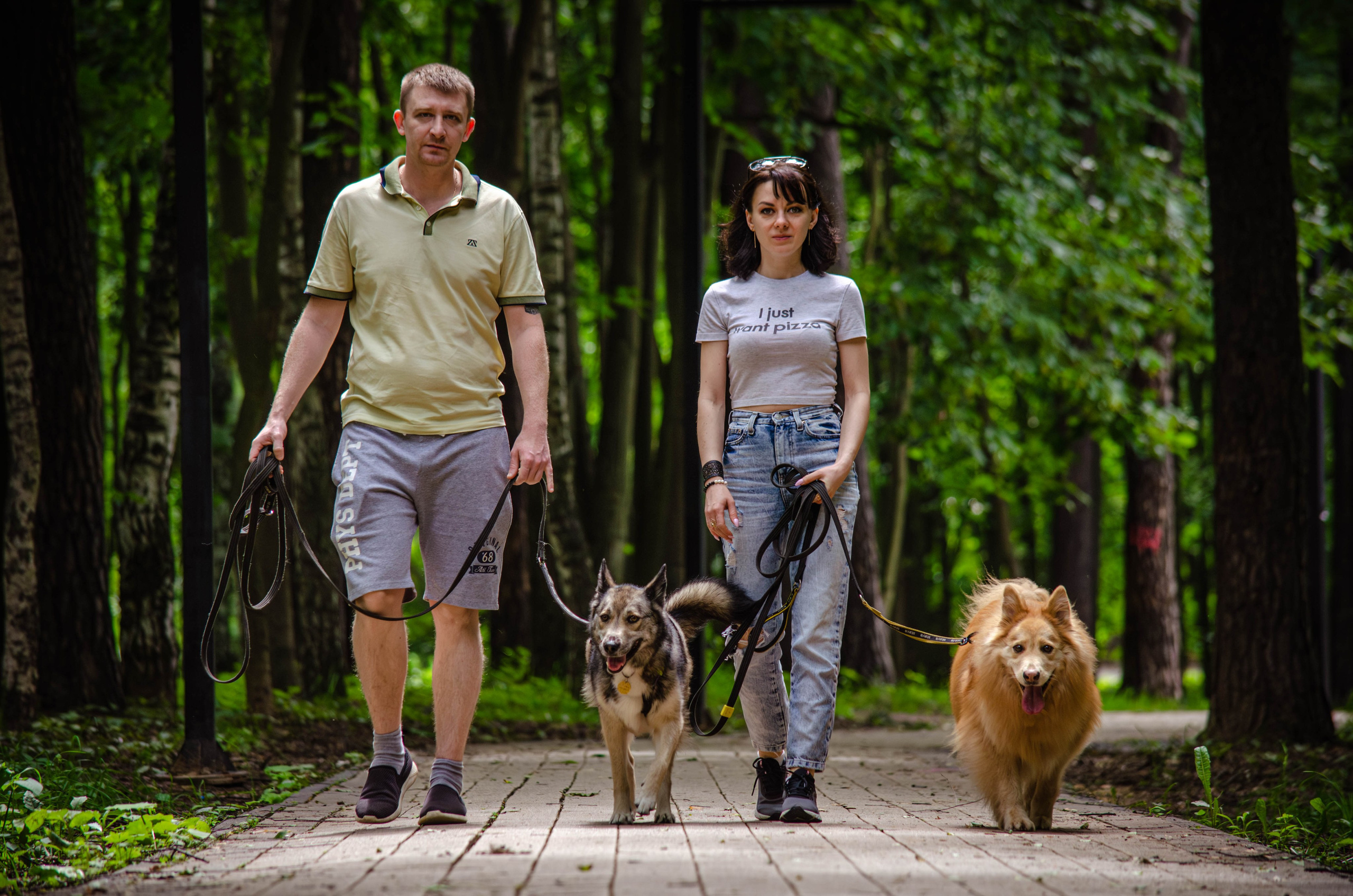Мира и Чиж. Фотограф Светлана Блинова, Москва и Московская область