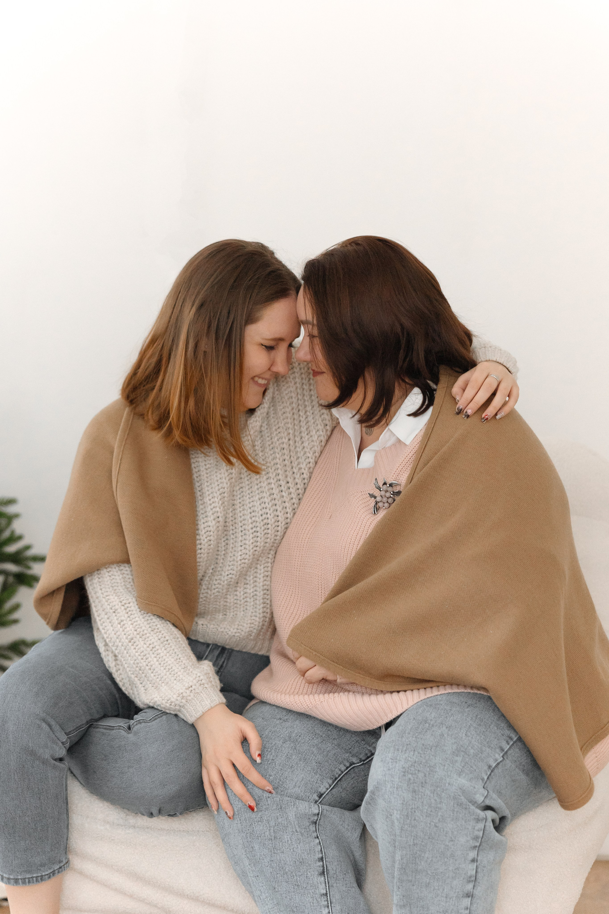 Нежная фотосессия в стиле «дочки-матери»