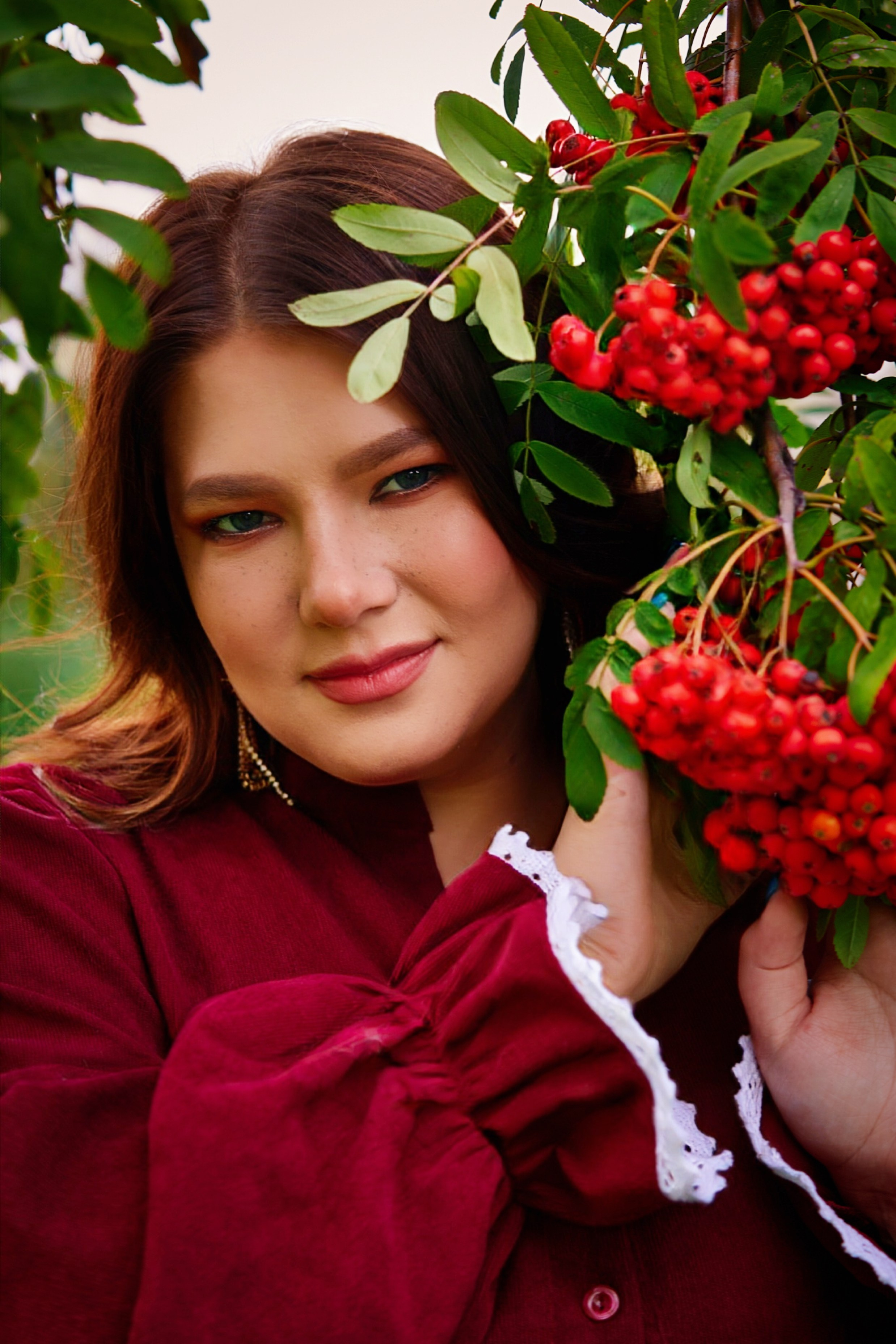 Фотопроект «Рябинка». Ярослава и Маргарита. Фотограф Люся Воробьева