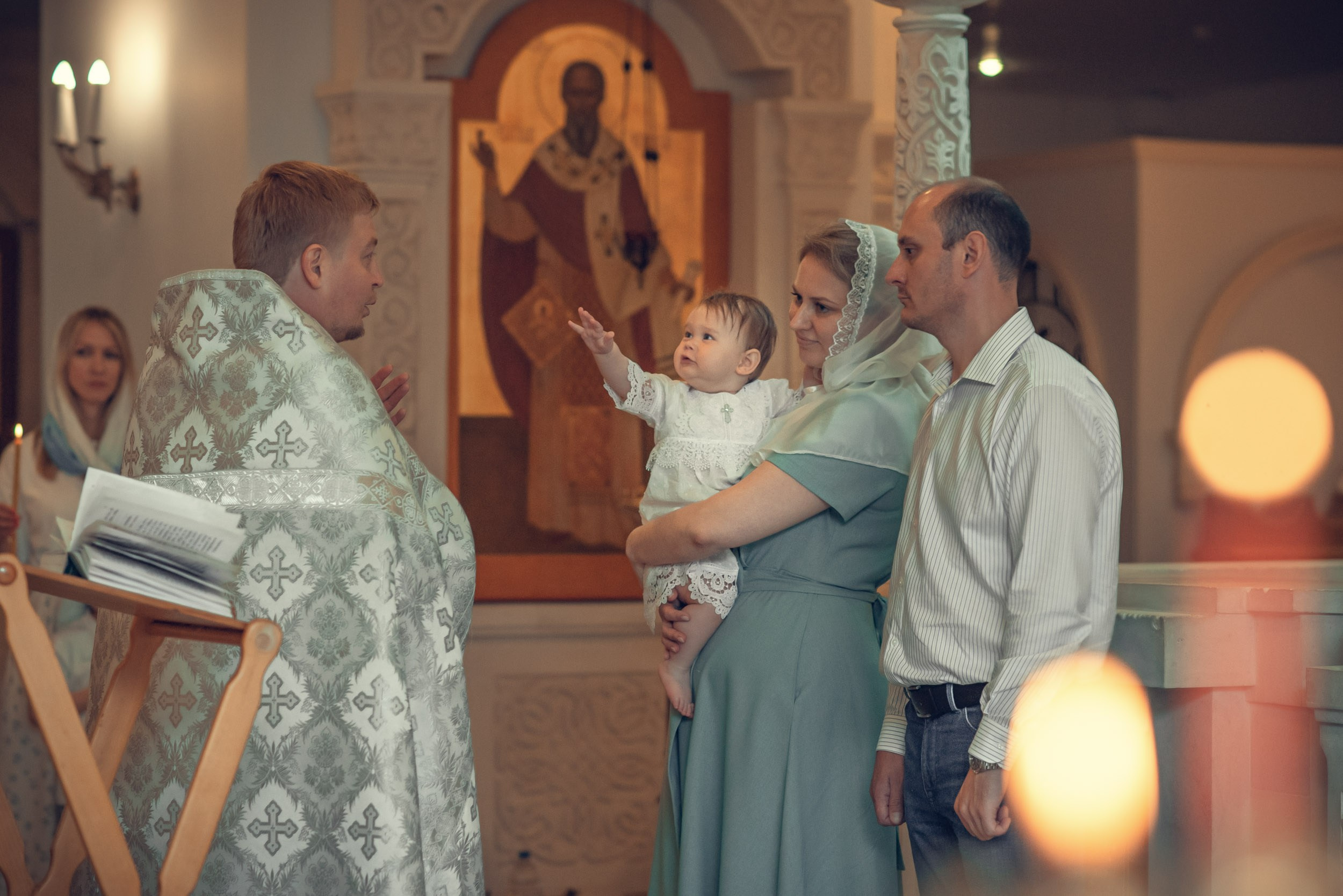 Таинство Крещения. Елизавета. Фотографии. Фотограф Стеценко Наталия. Одинцово, Москва, Московская область