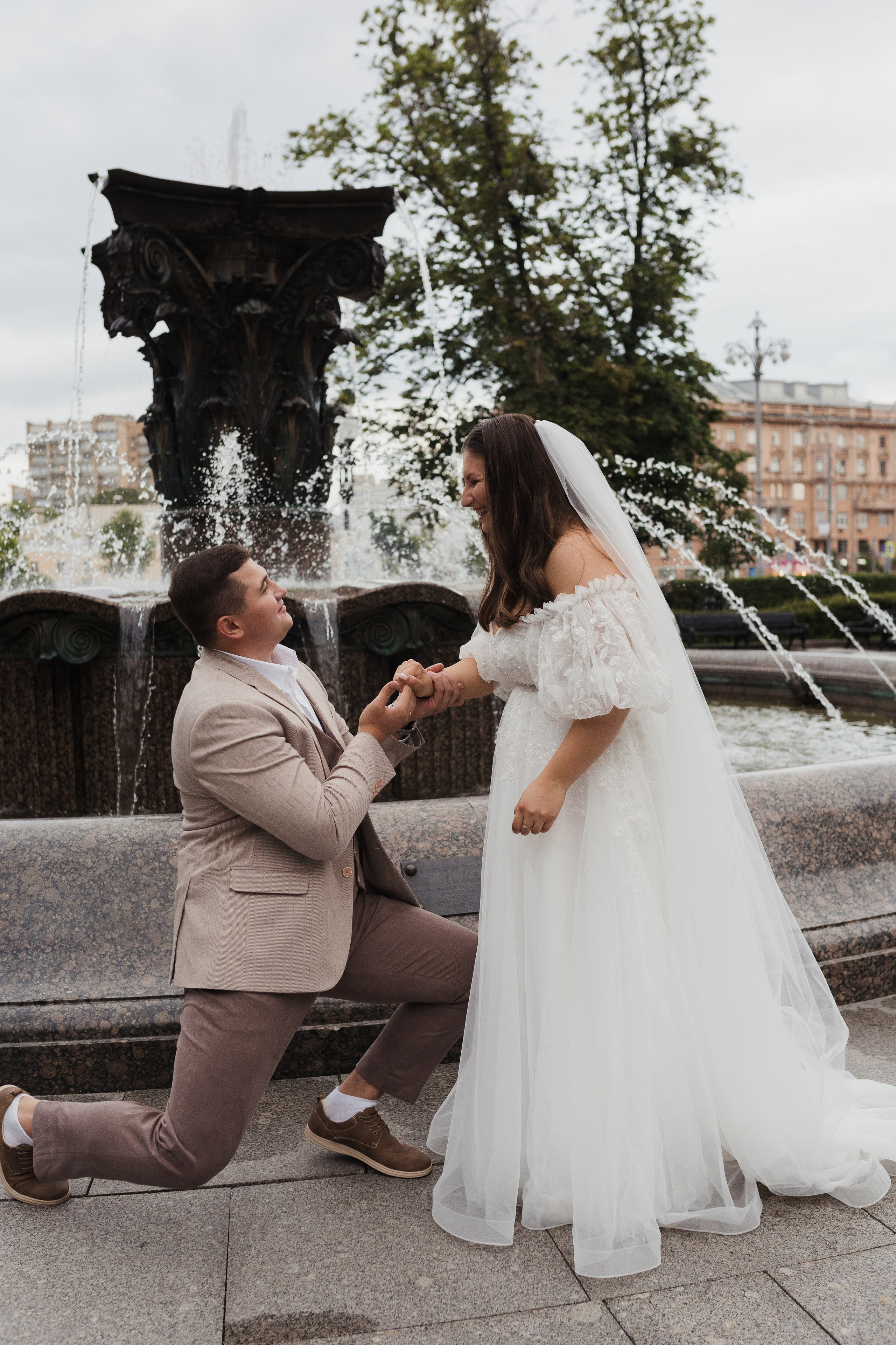 Свадебная фотосессия в Москве в Барвихе ЗАГС. Свадебный фотограф в Москве Анна Полушина