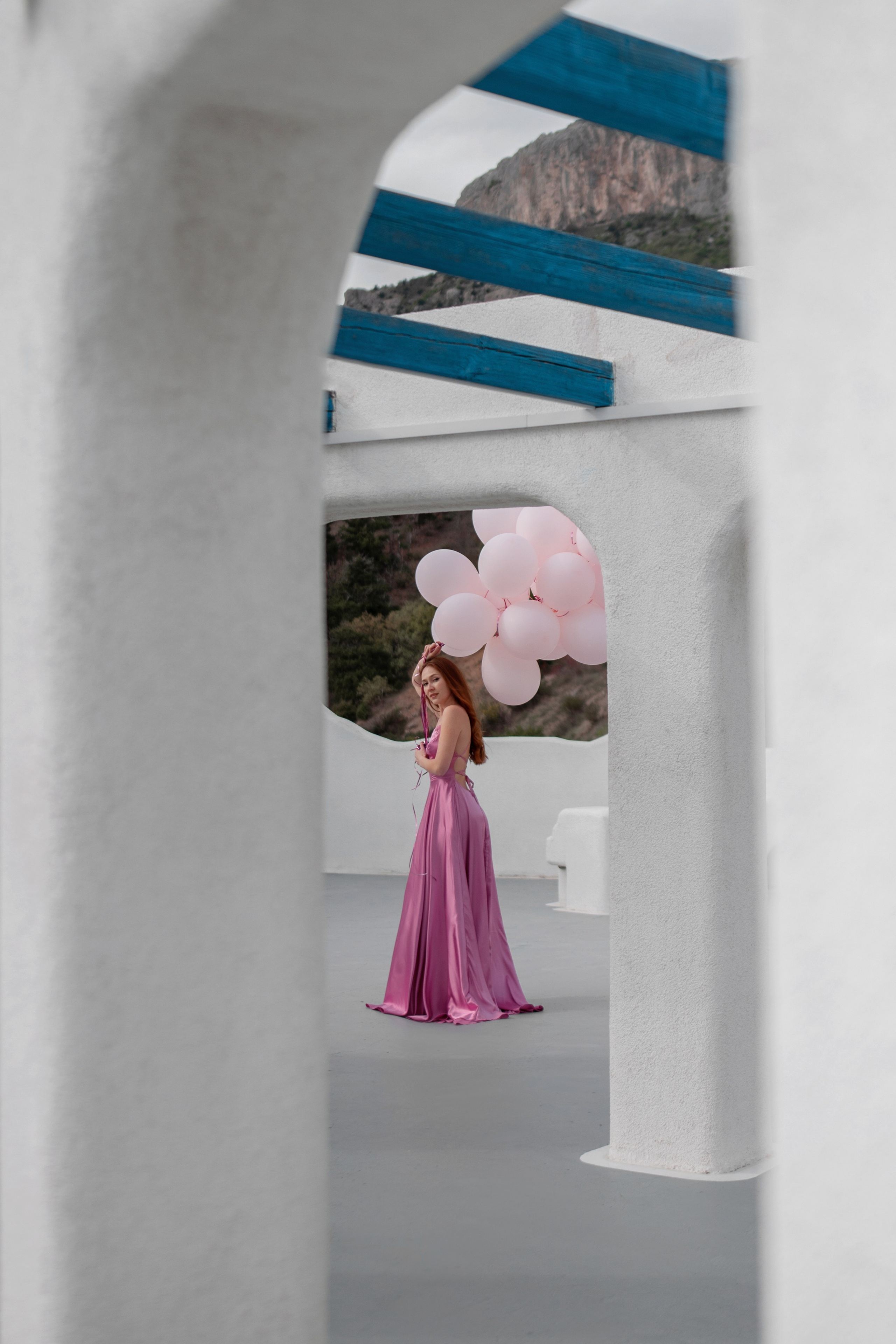 Свадебная фотосессия на Санторини в Севастополе