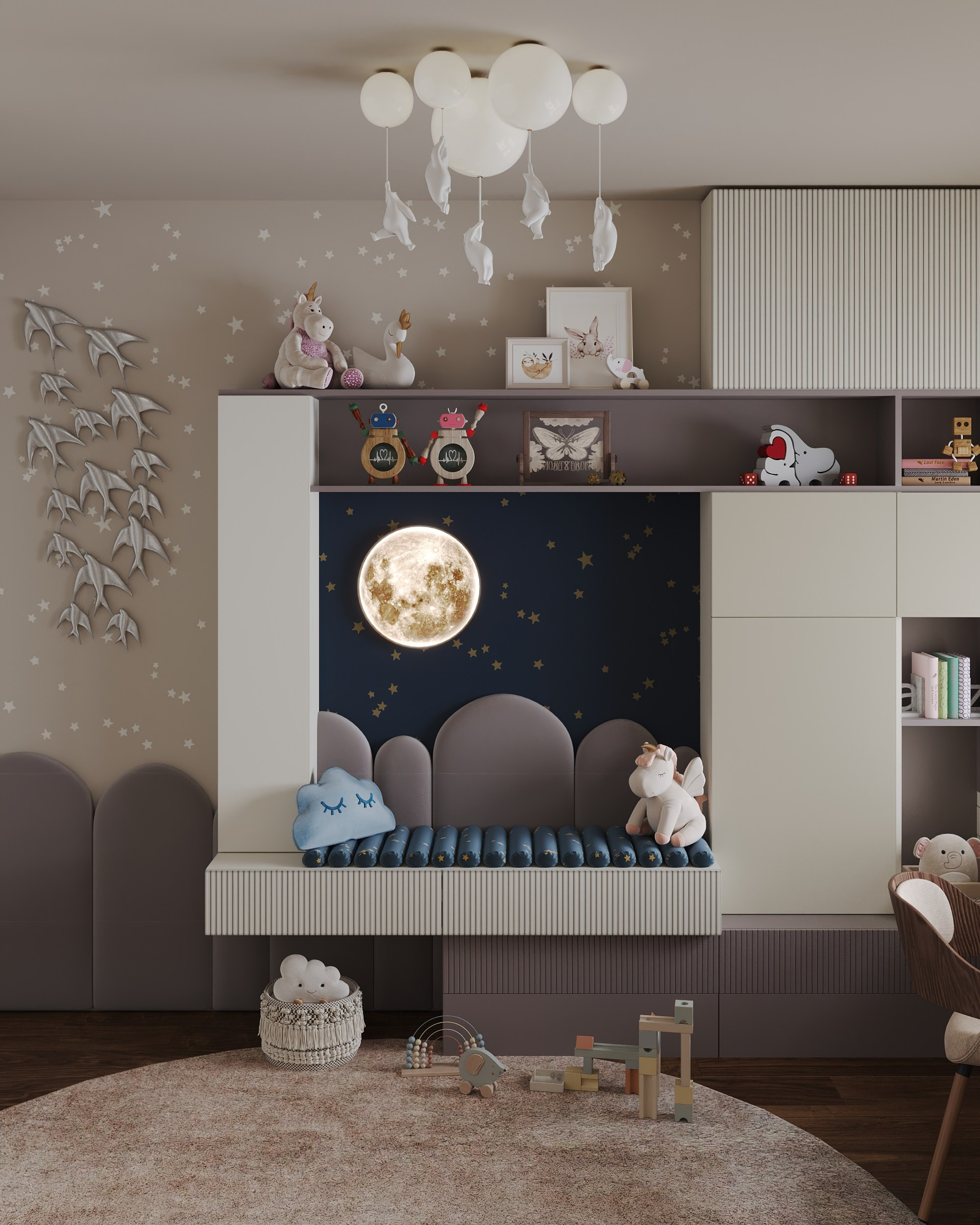 4-х комнатная квартира в Москве. Интерьерный 3Д Визуализатор Маргарита Оберемко