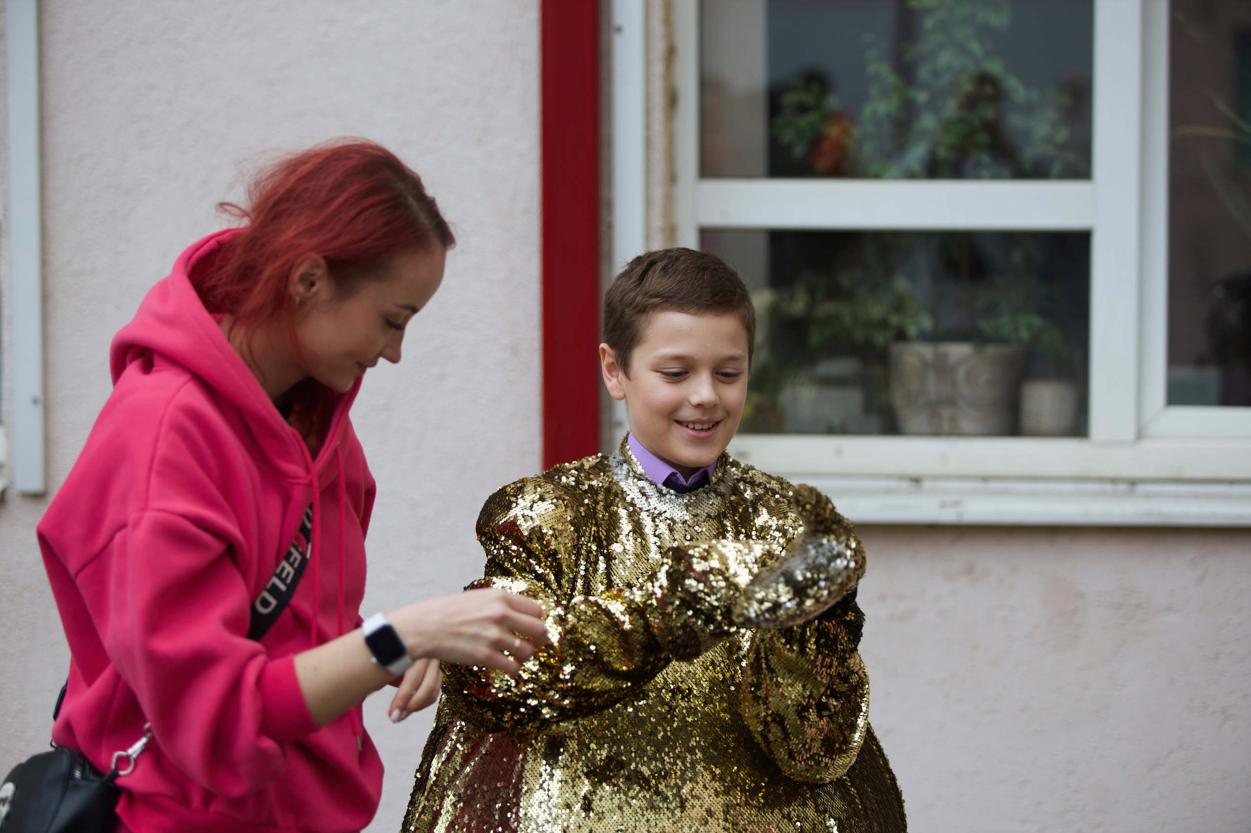 Выписка Аня и Давид. Репортажный фотограф Анапа
