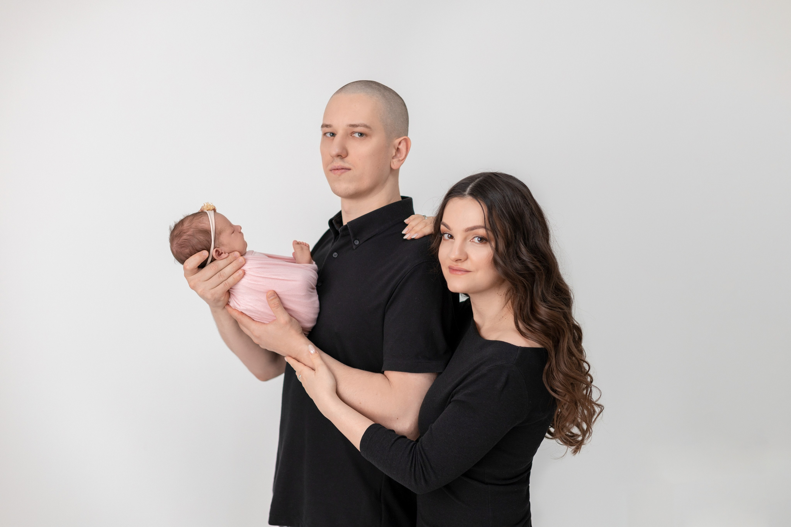 Елена и дочка, 8 дней. Фотограф новорожденных в Нижнем Новгороде Надежда Кадылкина