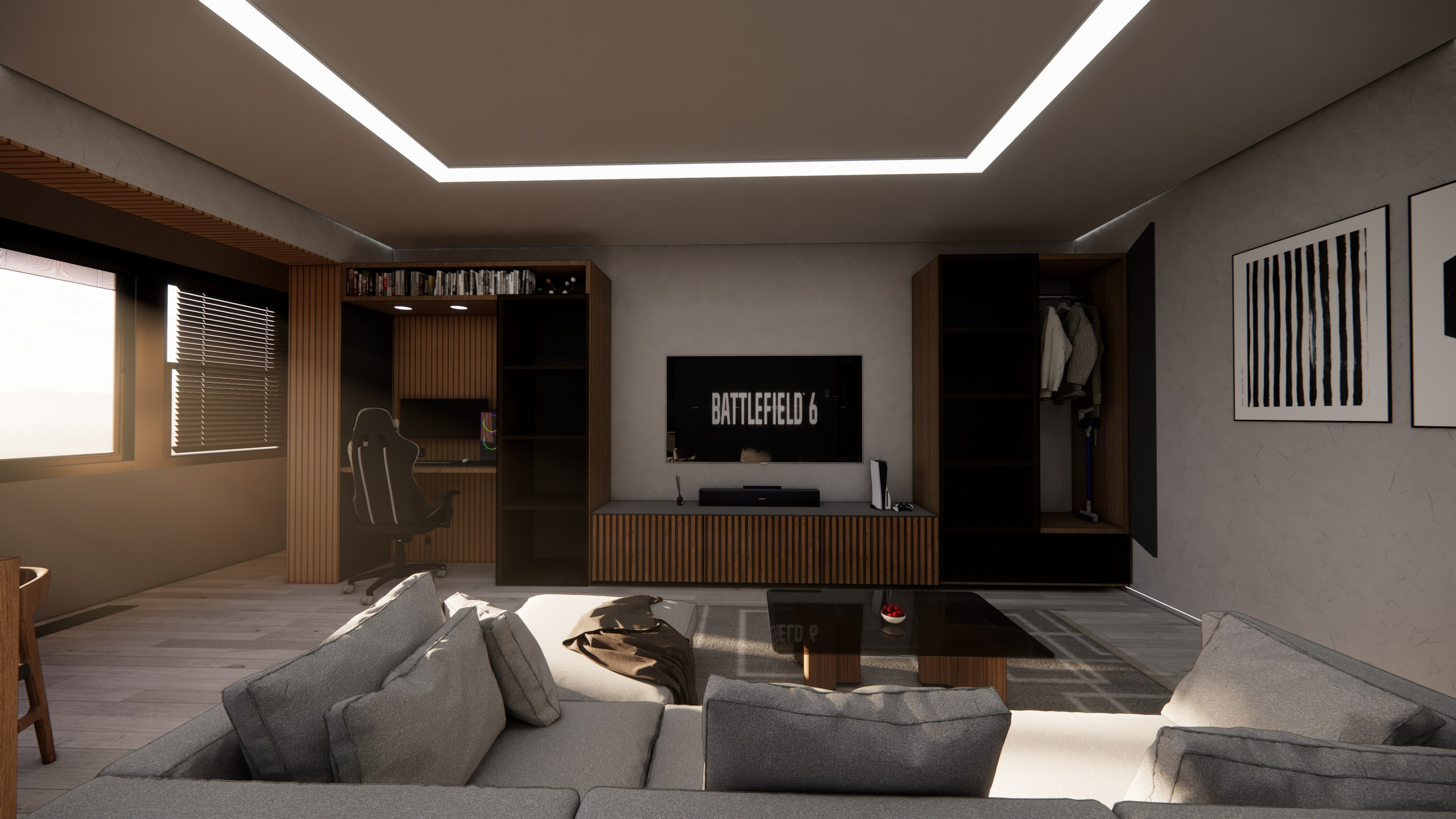 Проект № 3 — Квартира 40 кв. м. LANOIR: визуализация проектов, интерьер, экстерьер, ArchiCAD чертежи | Стерлитамак