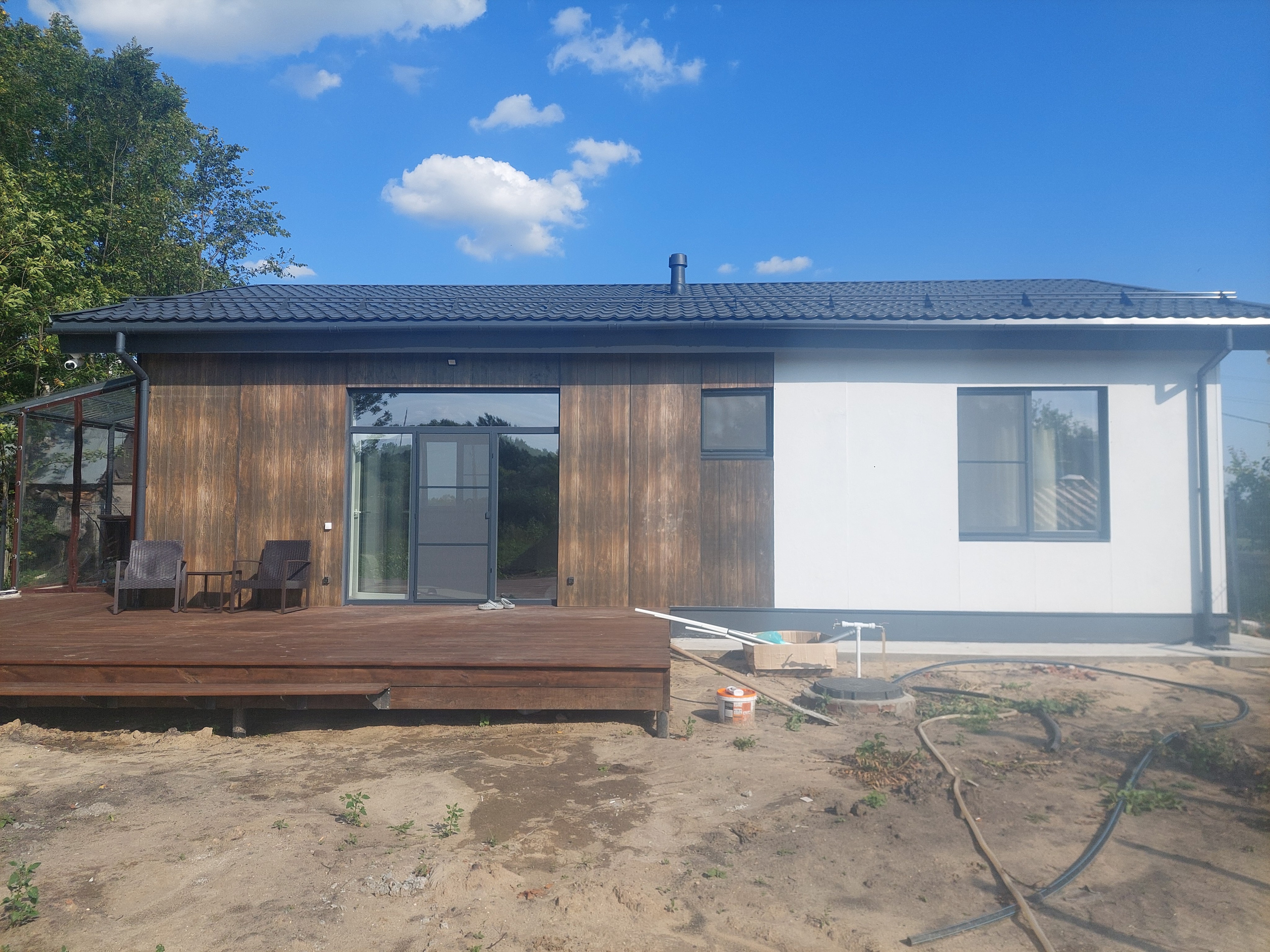 Быстровозводимый дом: Домокомплект Микеле 80, Воронежская область, Эртильский р-н. БыстроДом — капитальный дом за 7 дней!