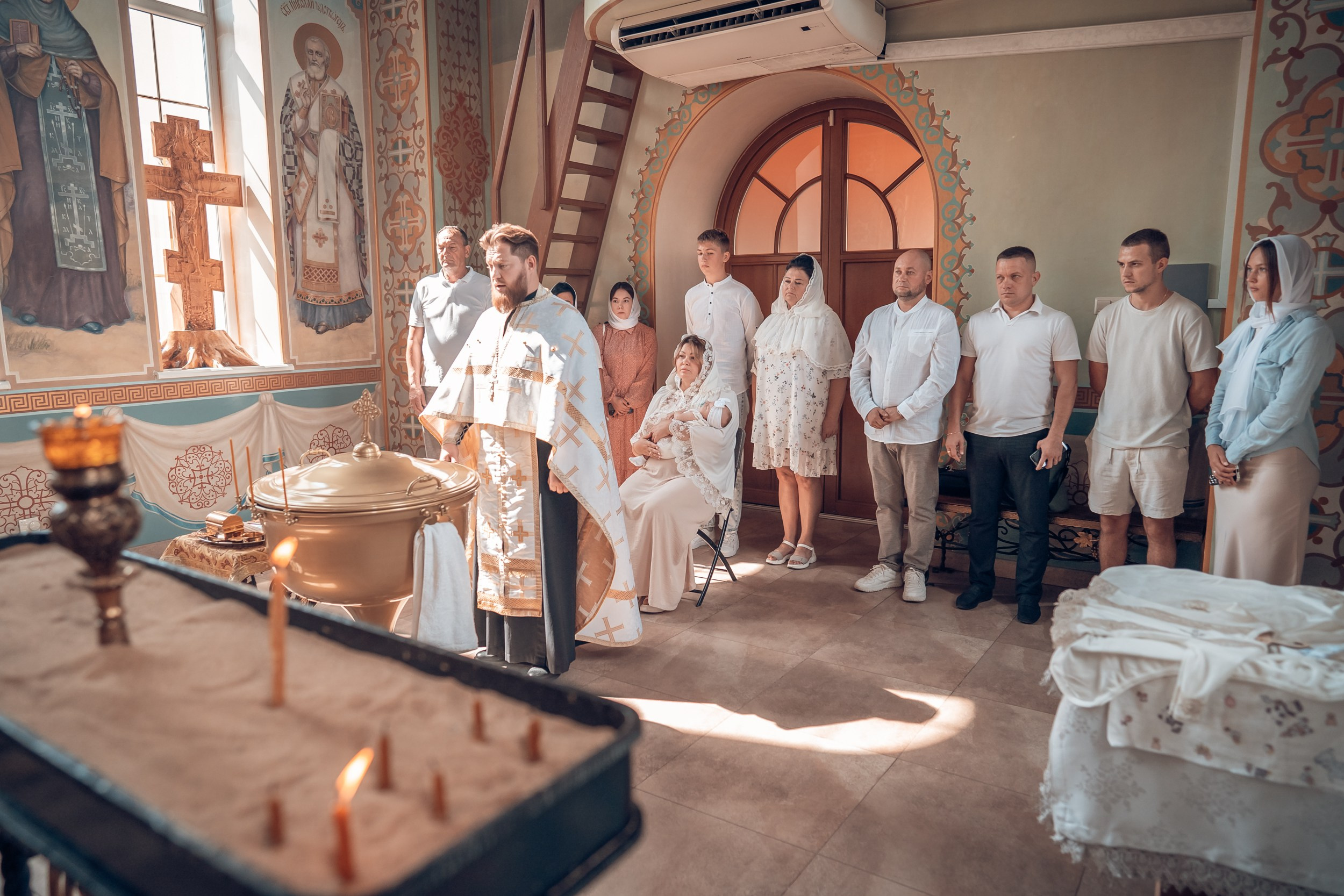 Крещение в храме ап.Андрея Первозванного г. Севастополь. Церковный фотограф Севастополь