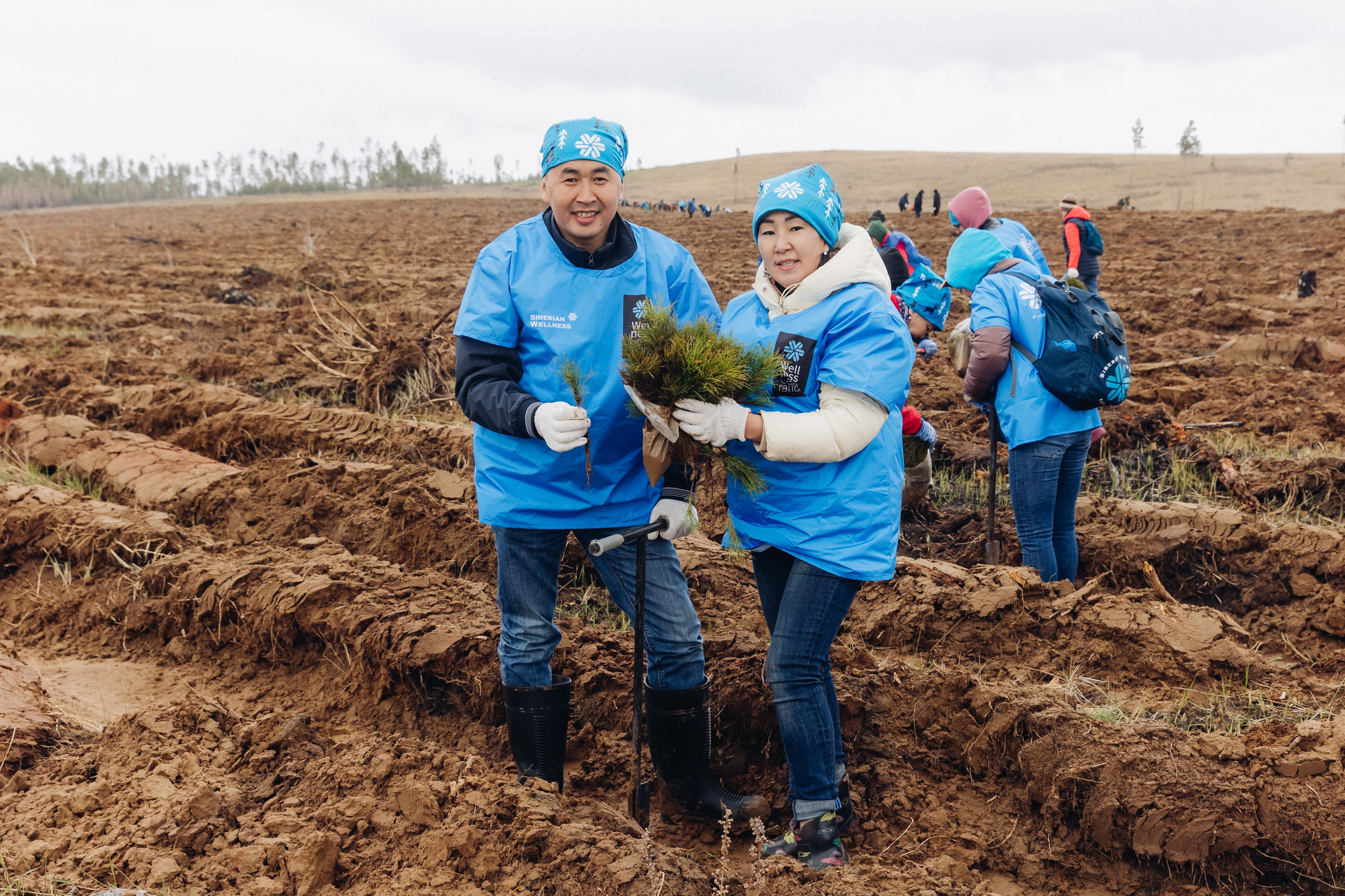 Siberian wellness. Ежегодная акция по посадке деревьев. Свадебный и семейный фотограф в Улан-Удэ
