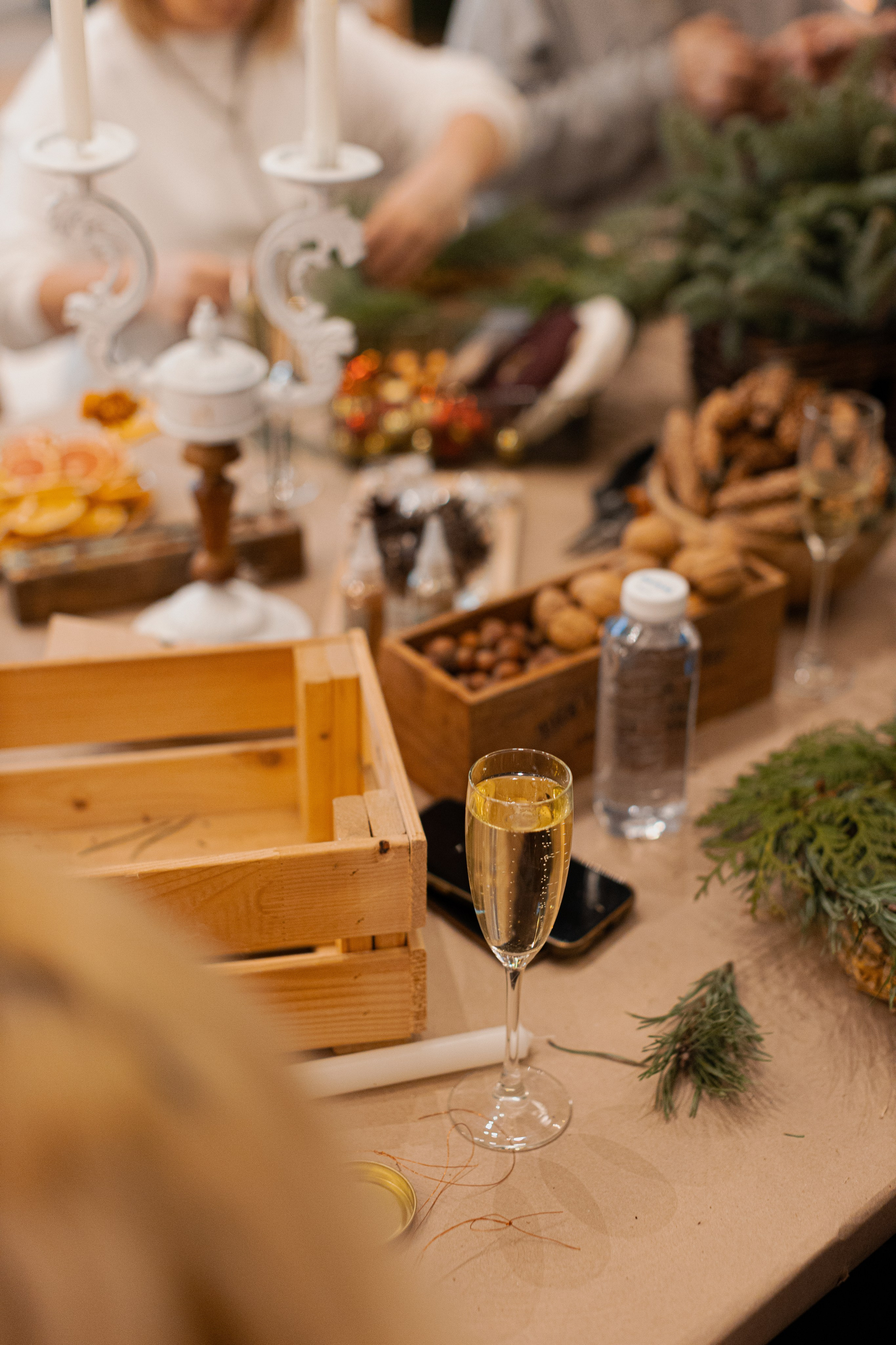 Мк свечи и венок (новогодний корпоратив). Анастасия Ракчеева Художник