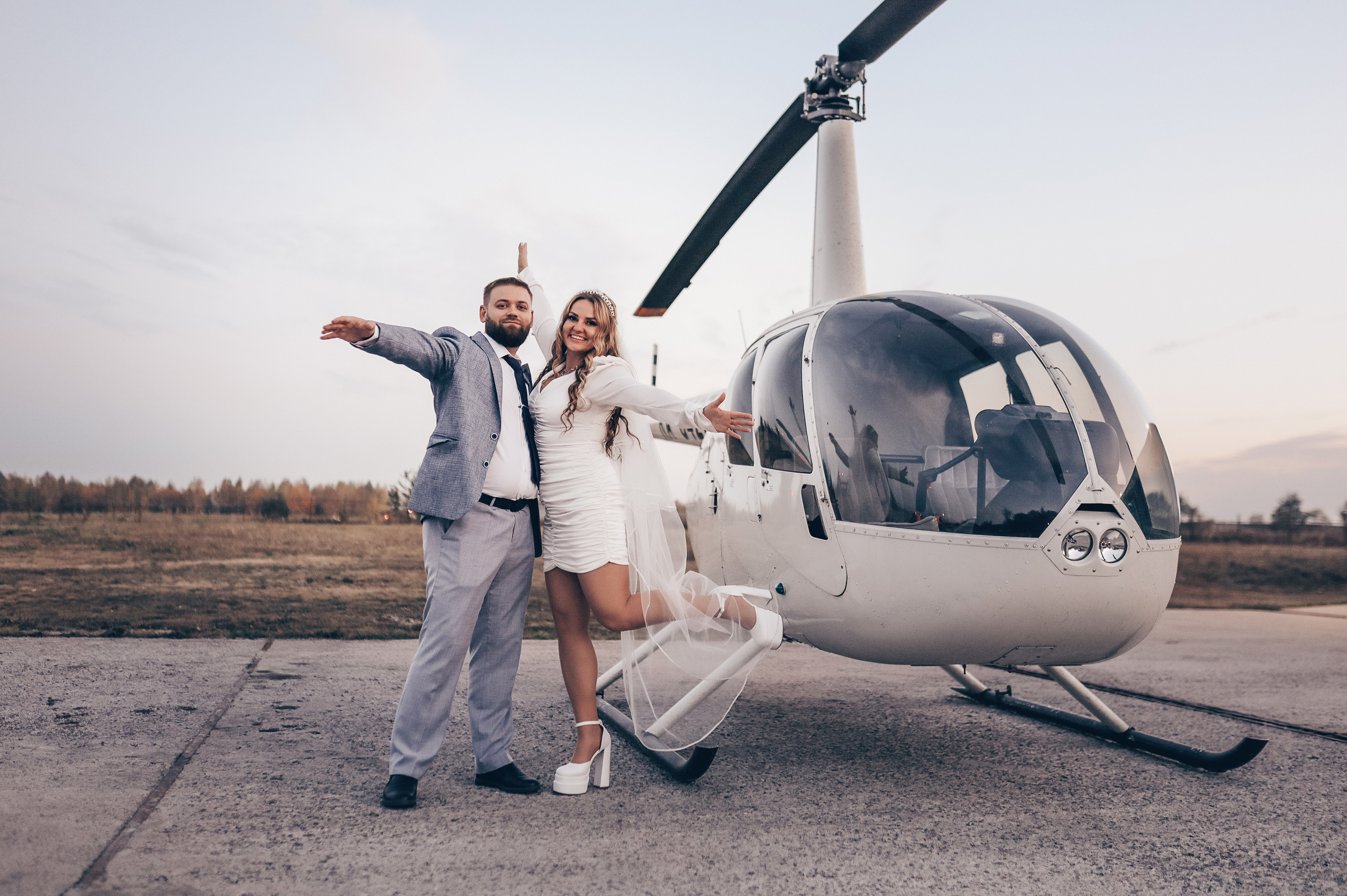 Парк Царицыно, ресторан, вертолет. Визуал для эспертов и блогеров