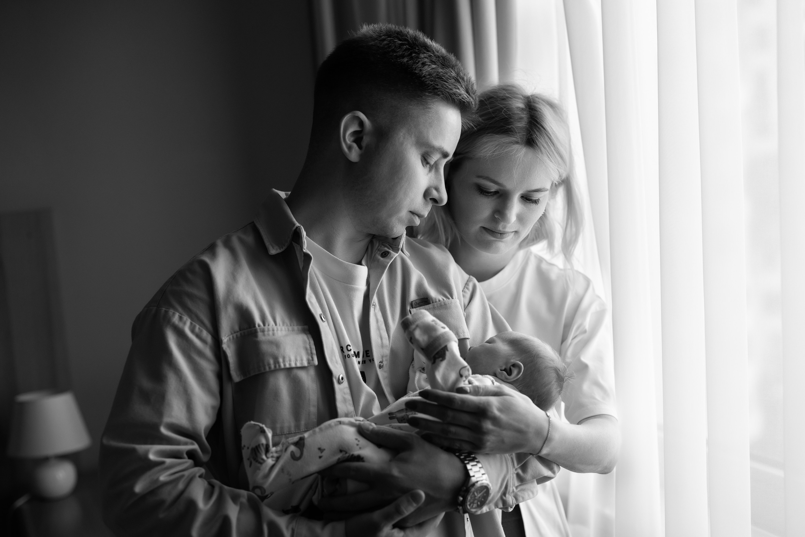 Выписка из роддома. Семейный и детский фотограф в Москве Орешина Юлия