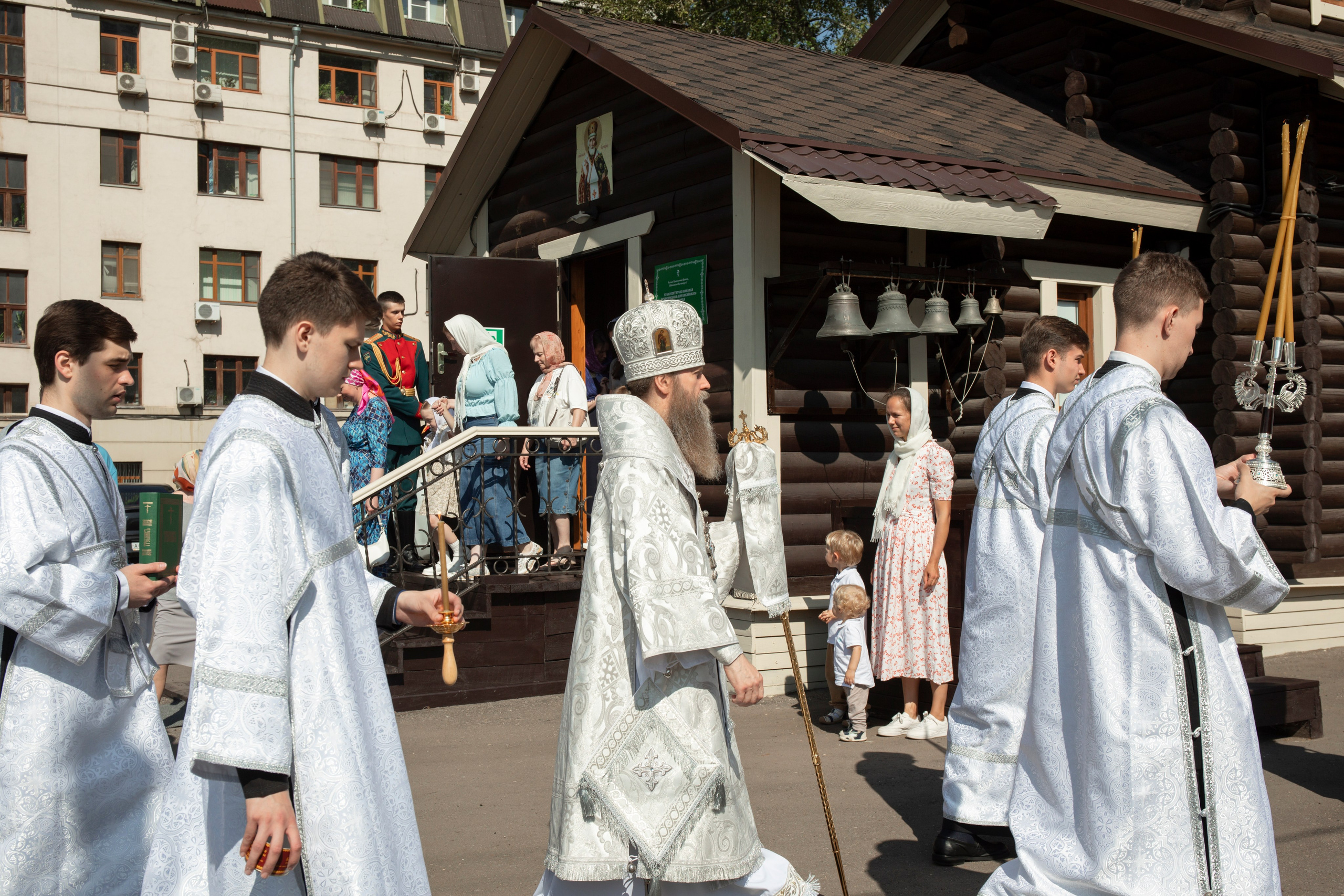 Епископ Силуан Павло-Посадский служба в храме св.Николая 25.08.2024. Арт- фотограф Москва