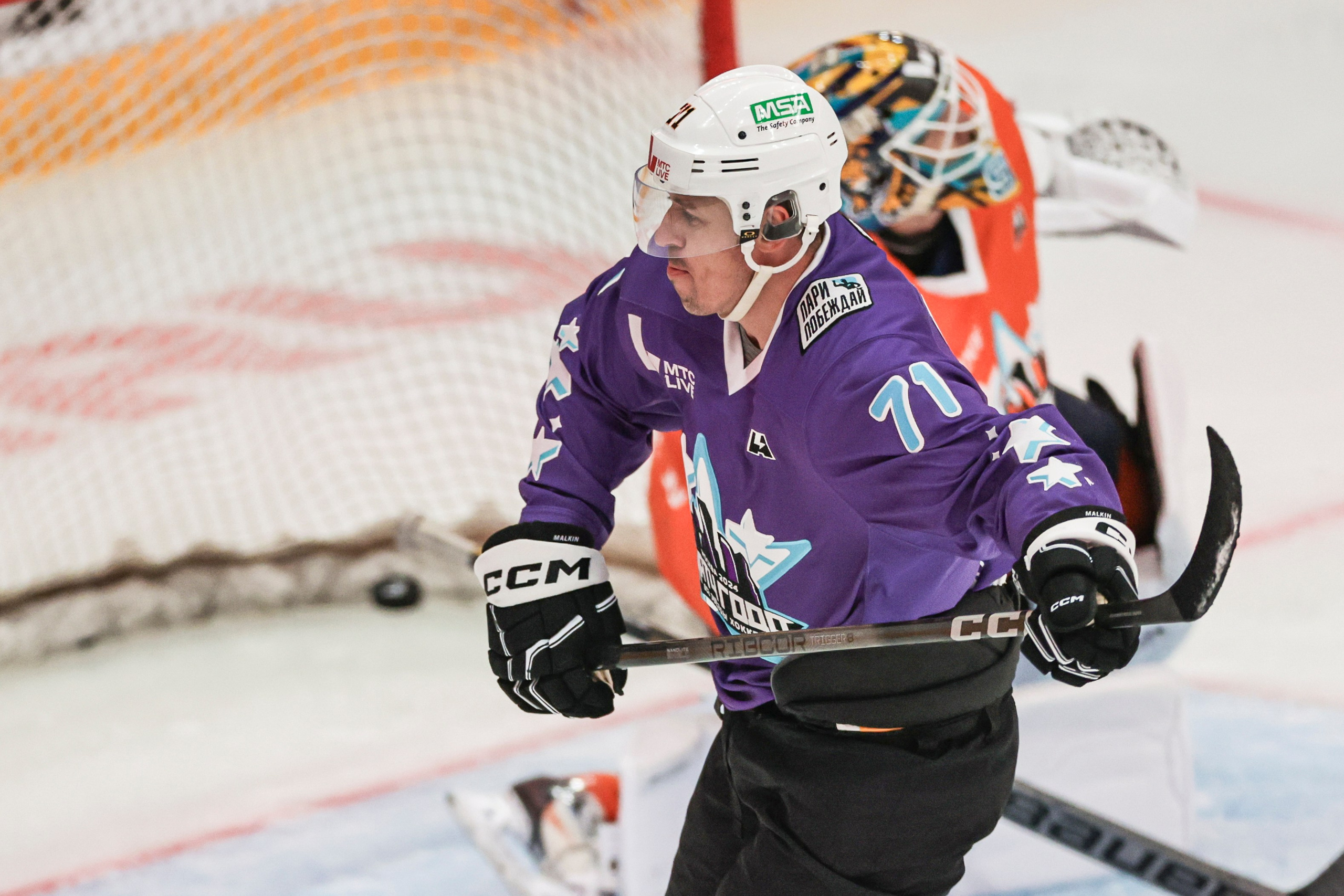 Матч года 2024: Игроки НХЛ против Игроков КХЛ. Спортивный репортажный фотограф Казань Нафис Сиразетдинов