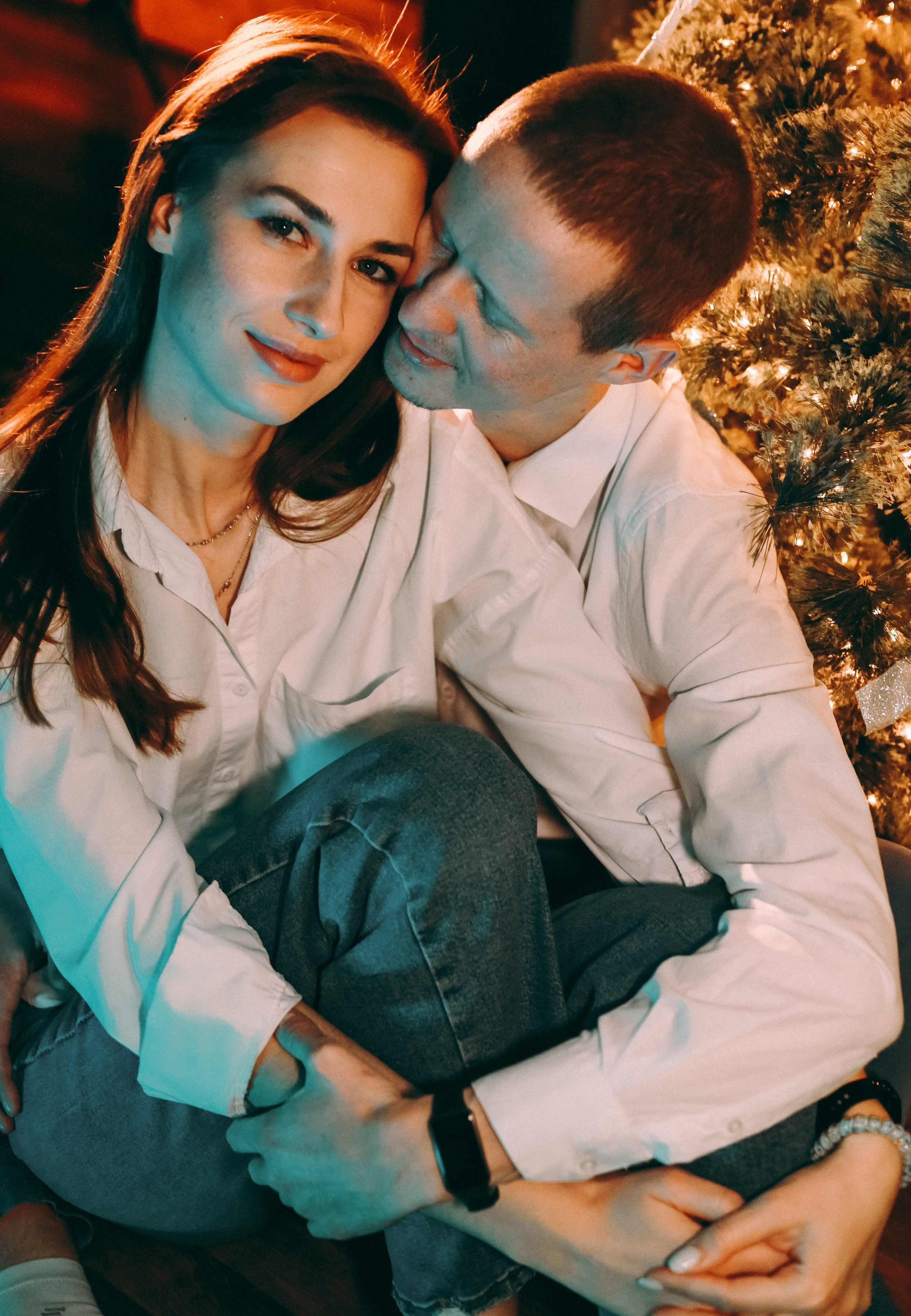 Семейная новогодняя фотосессия