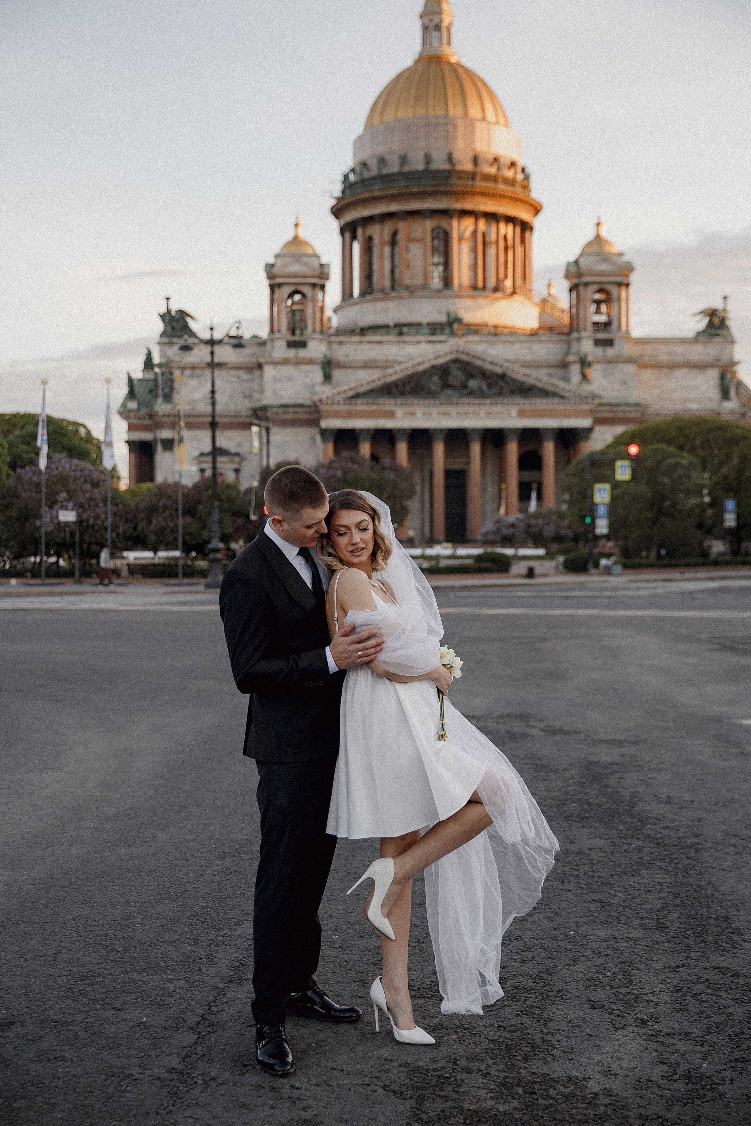 Свадебная в белые ночи. Свадебный фотограф Санкт-Петербург  Москва