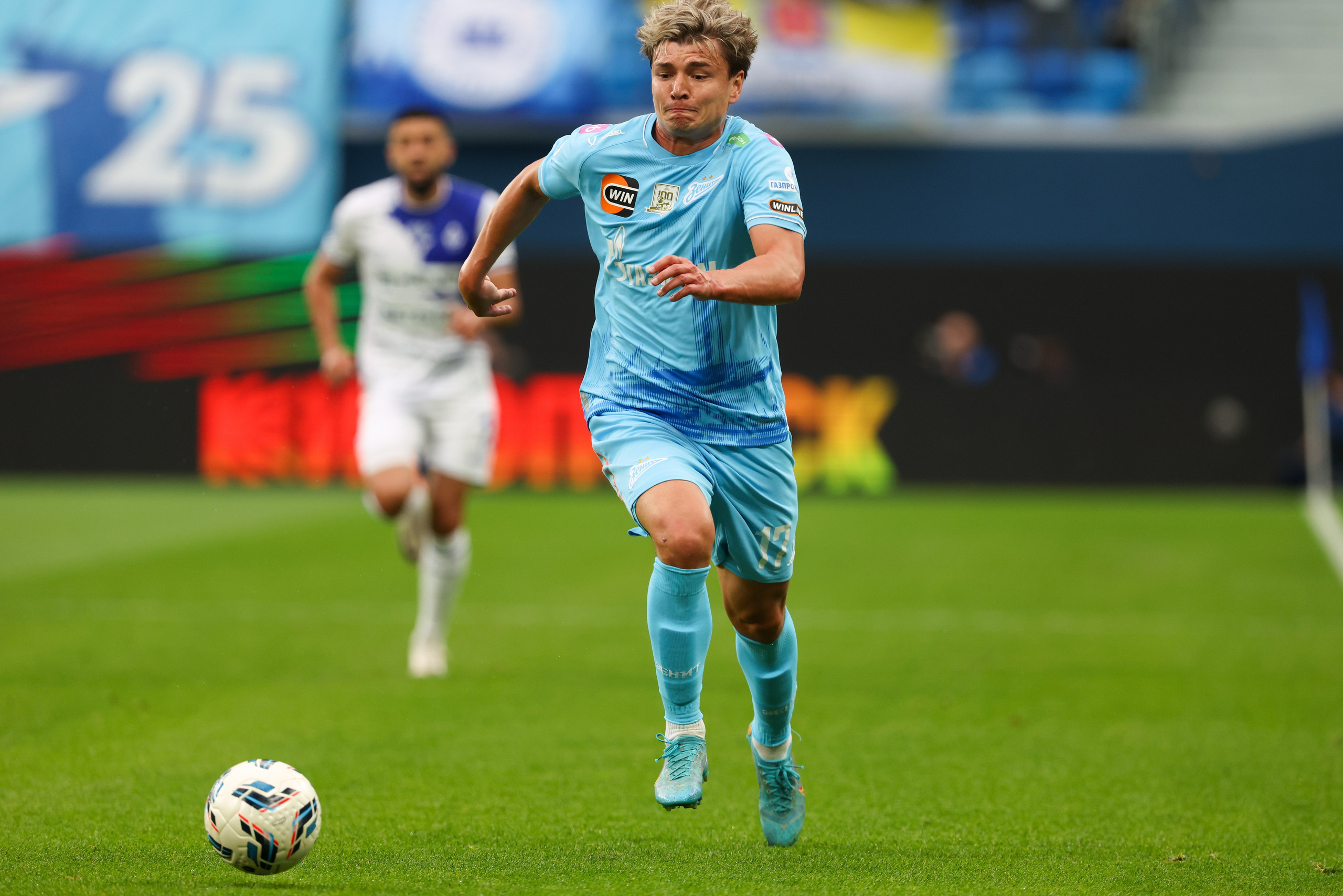 ФК «Зенит» — ФК «Динамо» Махачкала 23.08.2025. Спортивный и репортажный фотограф Антон Тереханов