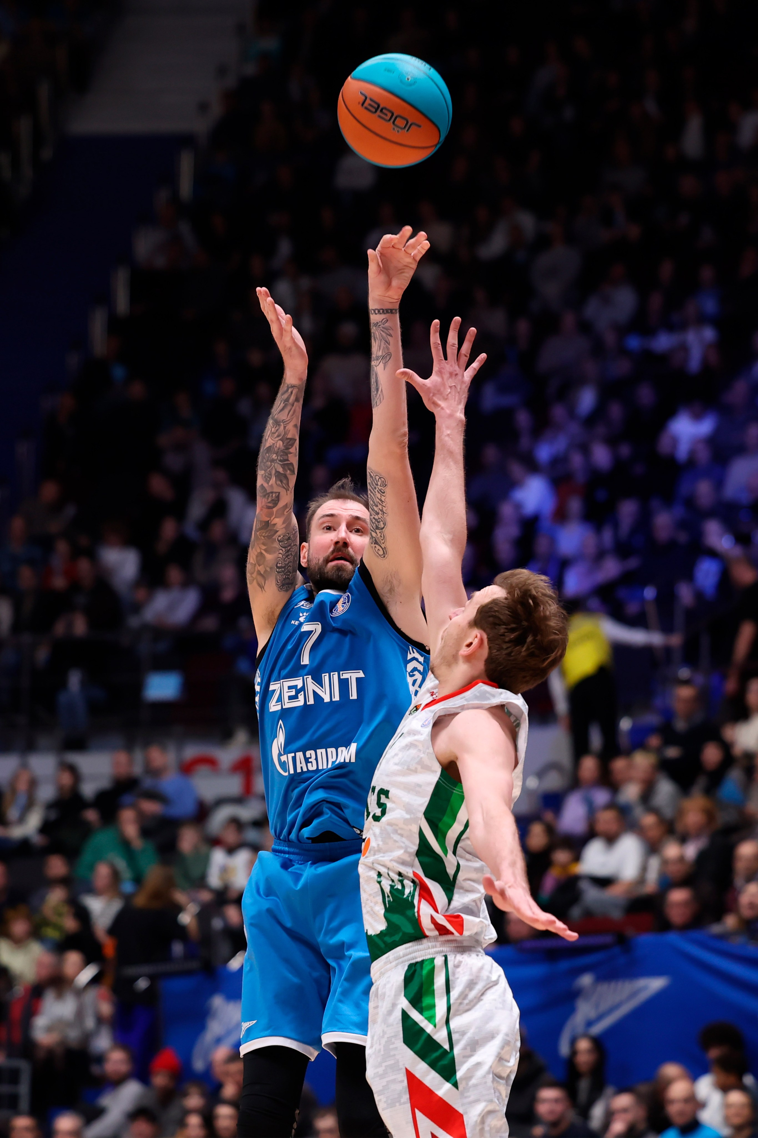 БК Зенит — БК Уникс 13.02.2025. Спортивный и репортажный фотограф Антон Тереханов