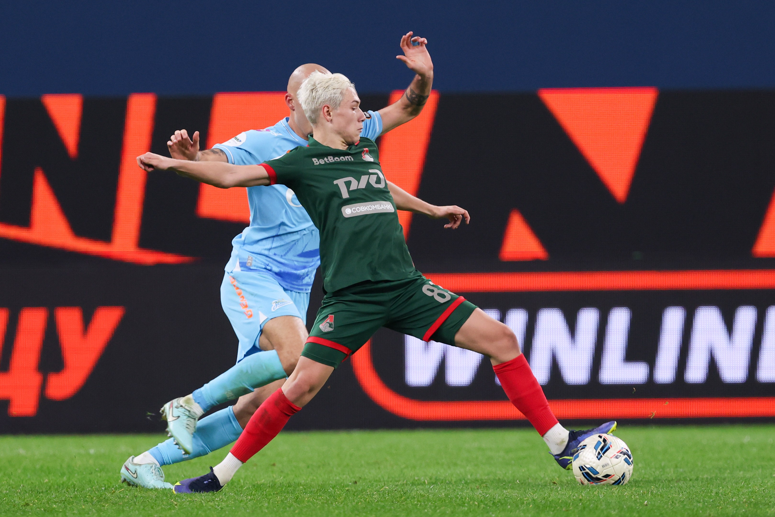 ФК «Зенит» — ФК «Локомотив» 14 тур РПЛ 01.11.2025. Спортивный и репортажный фотограф Антон Тереханов