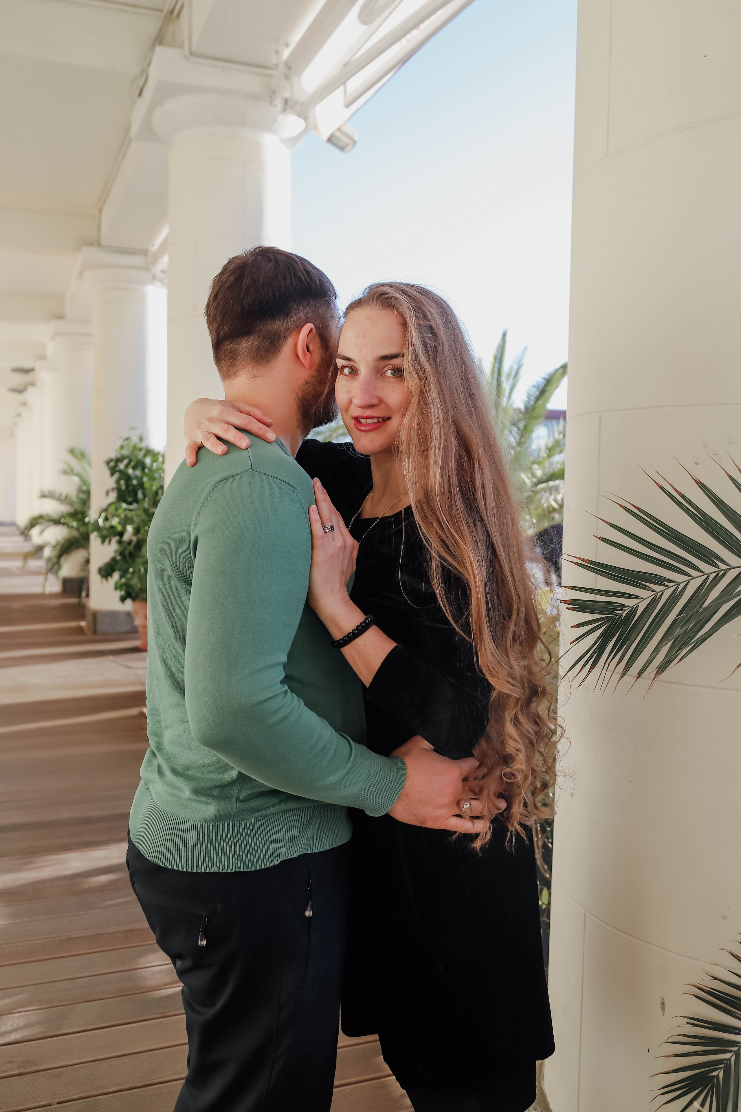 Анастасия с мужем. Свадебный, семейный, детский фотограф в Сочи Виолетта Александрова