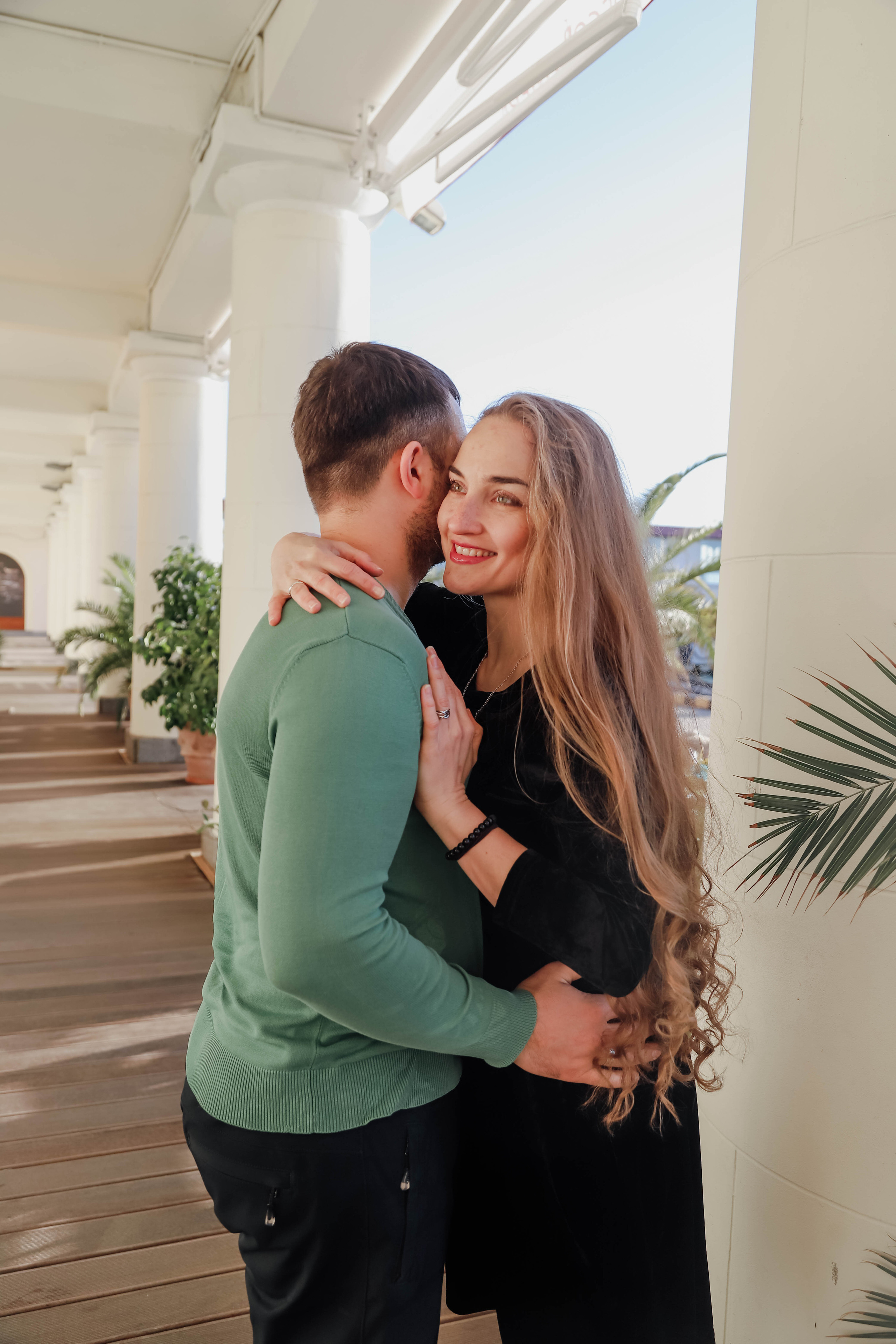 Анастасия с мужем. Свадебный, семейный, детский фотограф в Сочи Виолетта Александрова