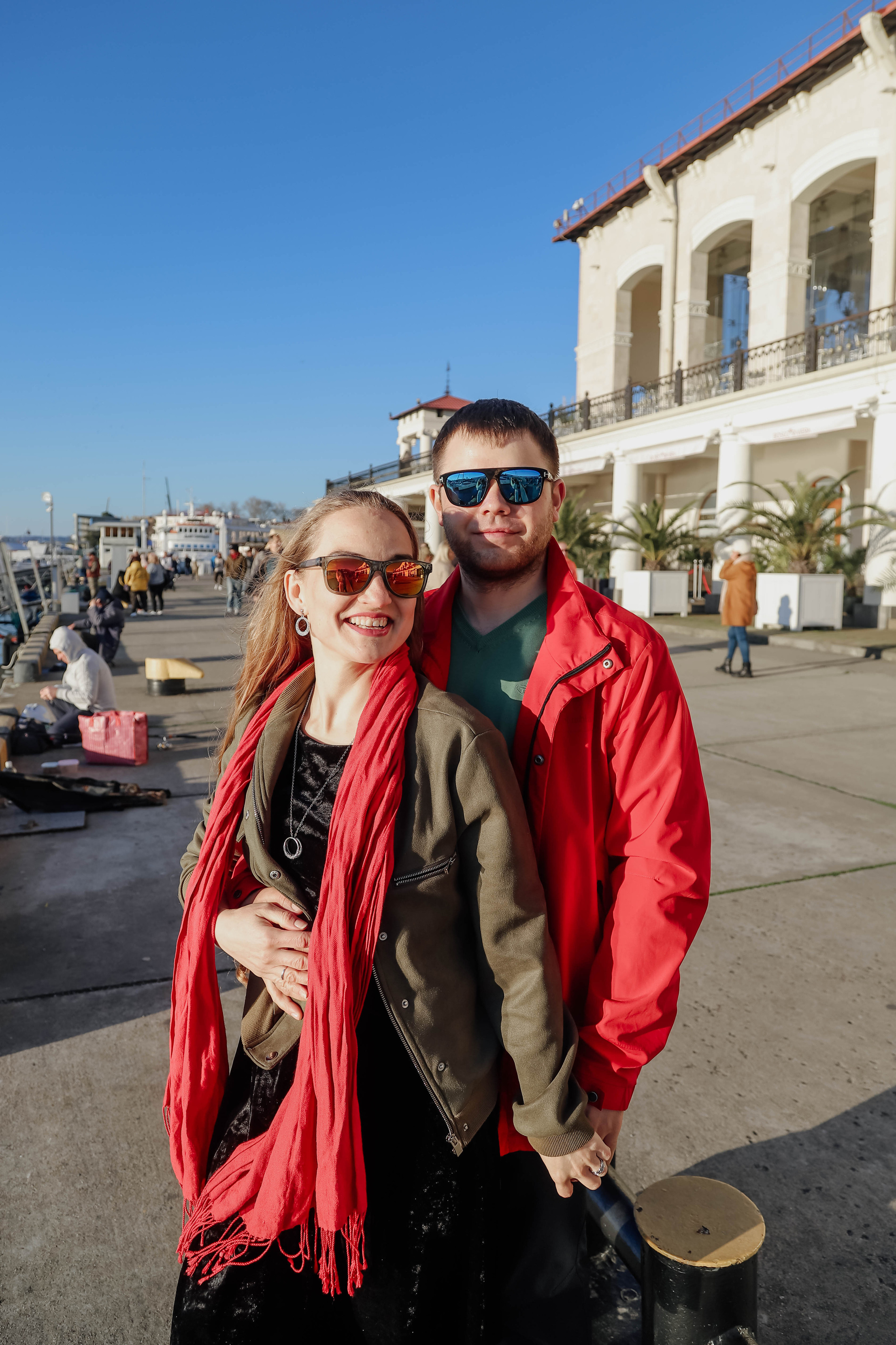 Анастасия с мужем. Свадебный, семейный, детский фотограф в Сочи Виолетта Александрова