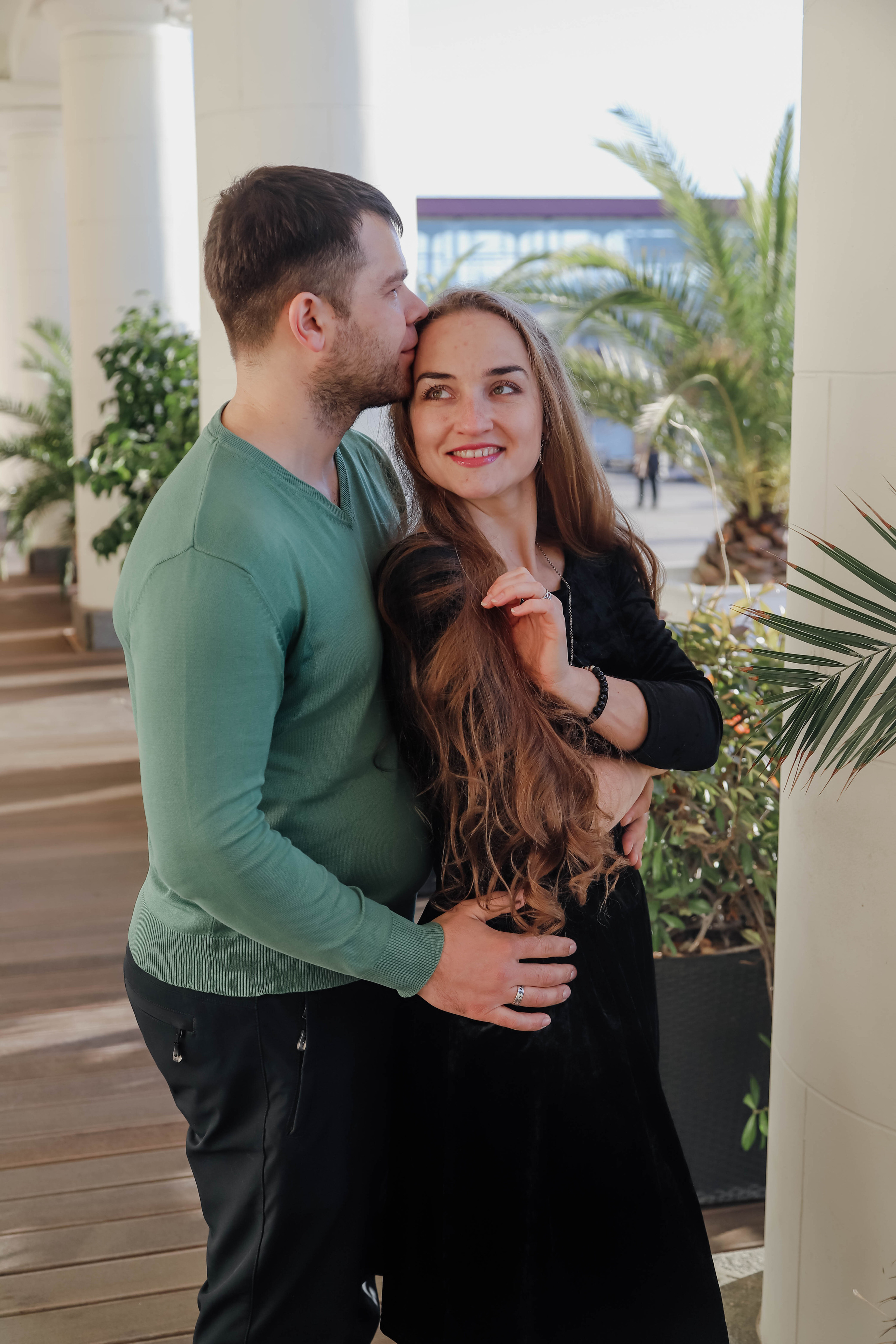 Анастасия с мужем. Свадебный, семейный, детский фотограф в Сочи Виолетта Александрова