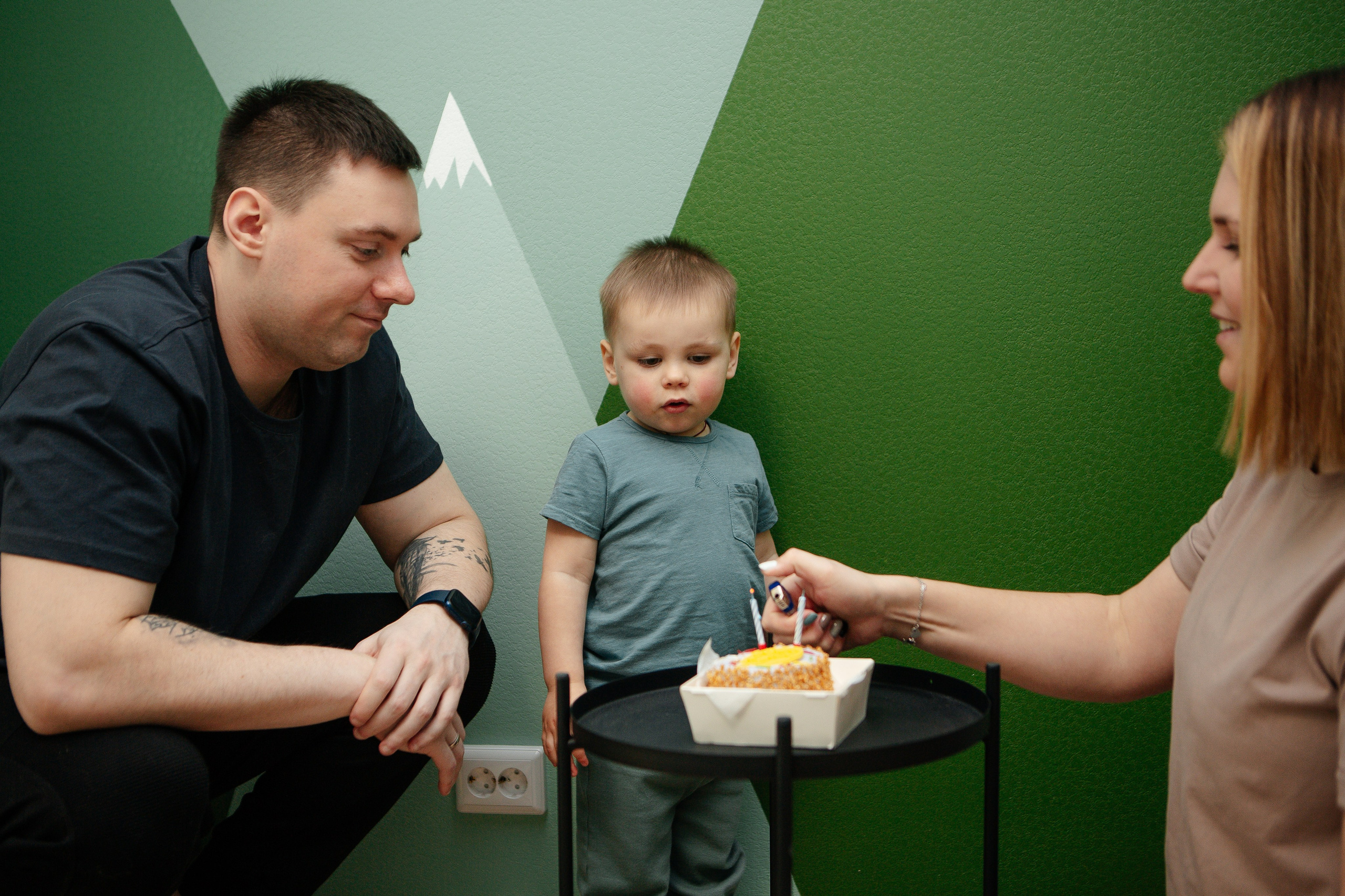 Роман и его семья. Семейный и детский фотограф в Москве Александра Мак