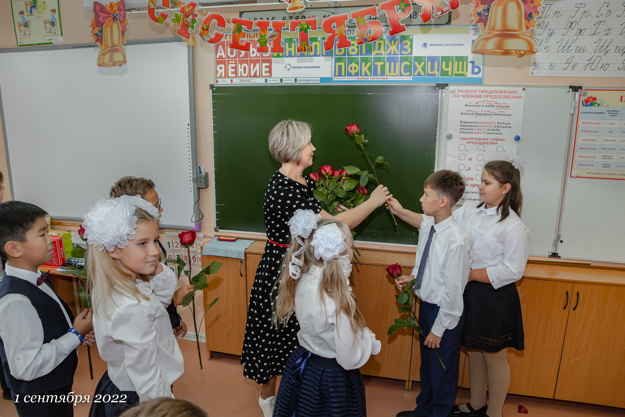 Репортаж в школе на 1 сентября. GagarinProArt