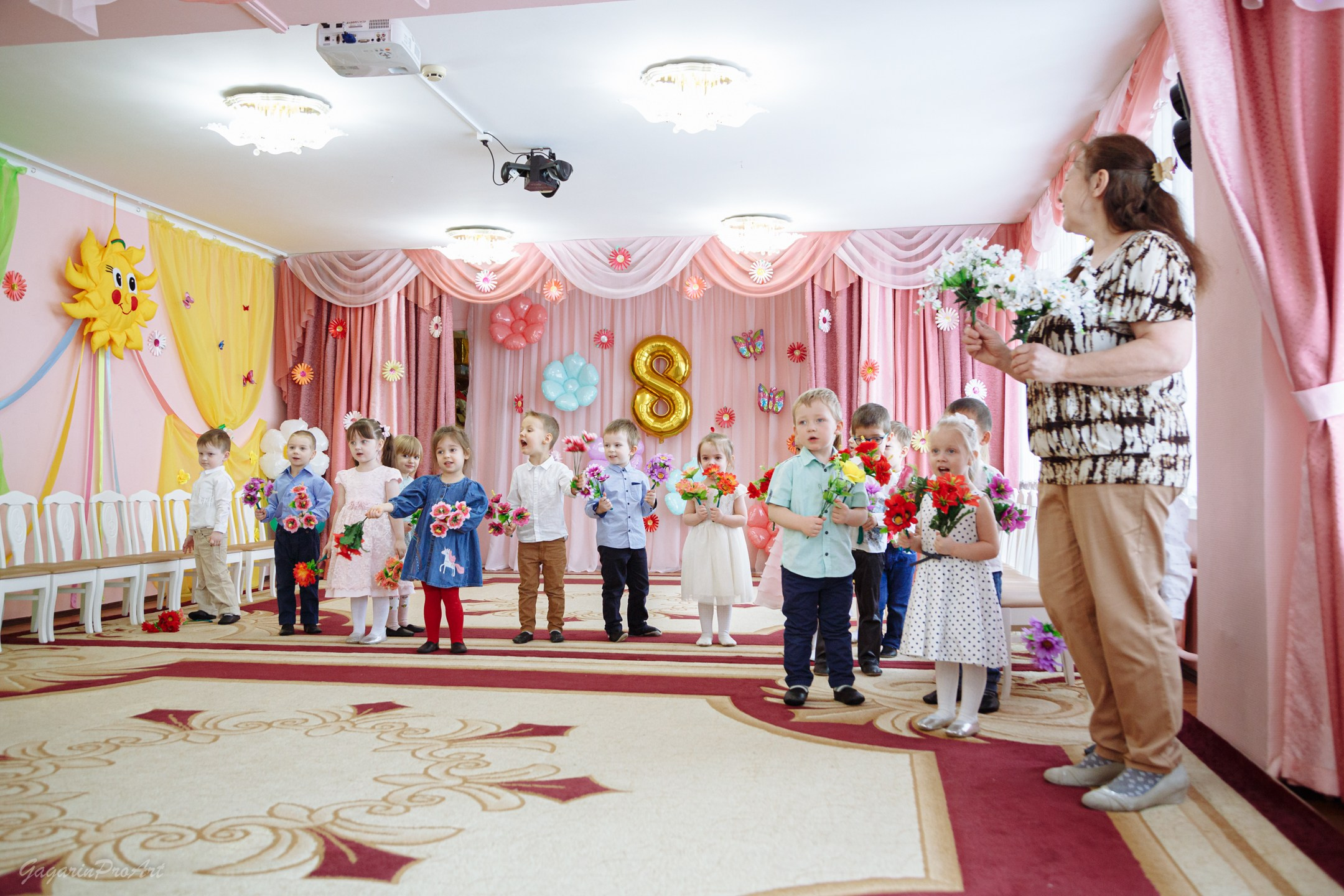 Репортаж в саду на утренник. GagarinProArt