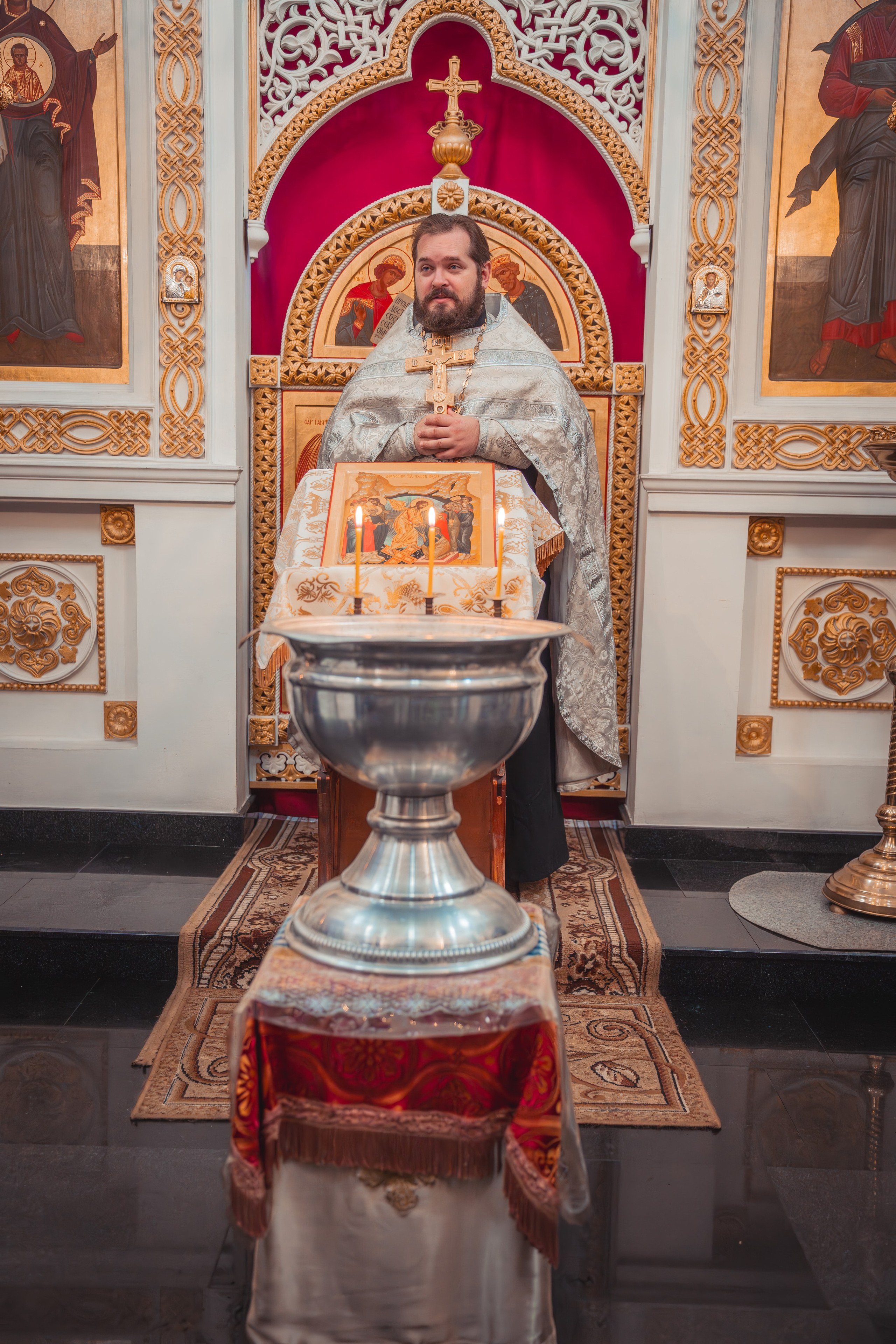 Крещение Анастасии в храме Михаила Тверского. Фотограф Евгений Егоров