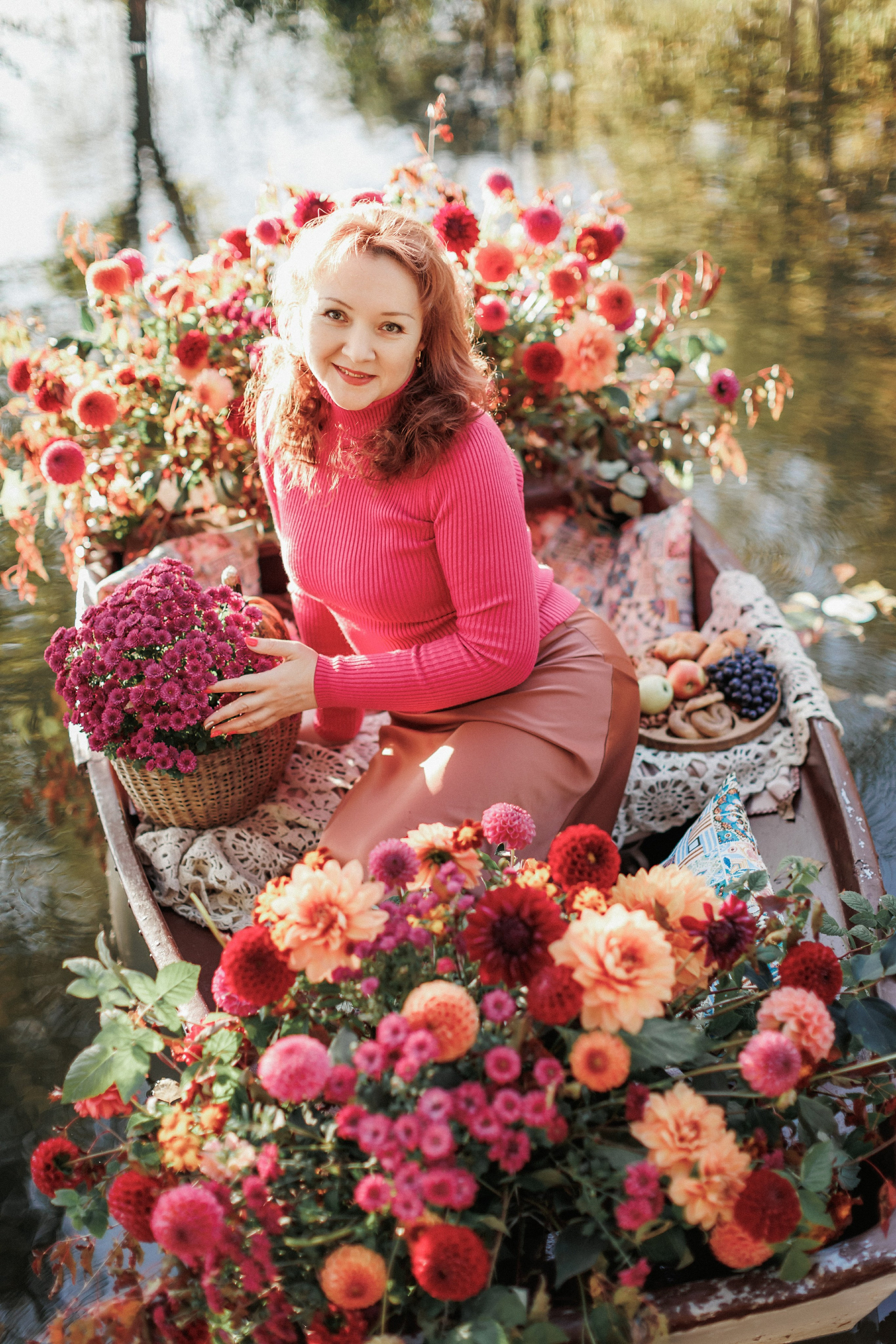 Фотопроект «Лодка в цветах». Свадебный, семейный и детский фотограф в городе Партизанск, Находка