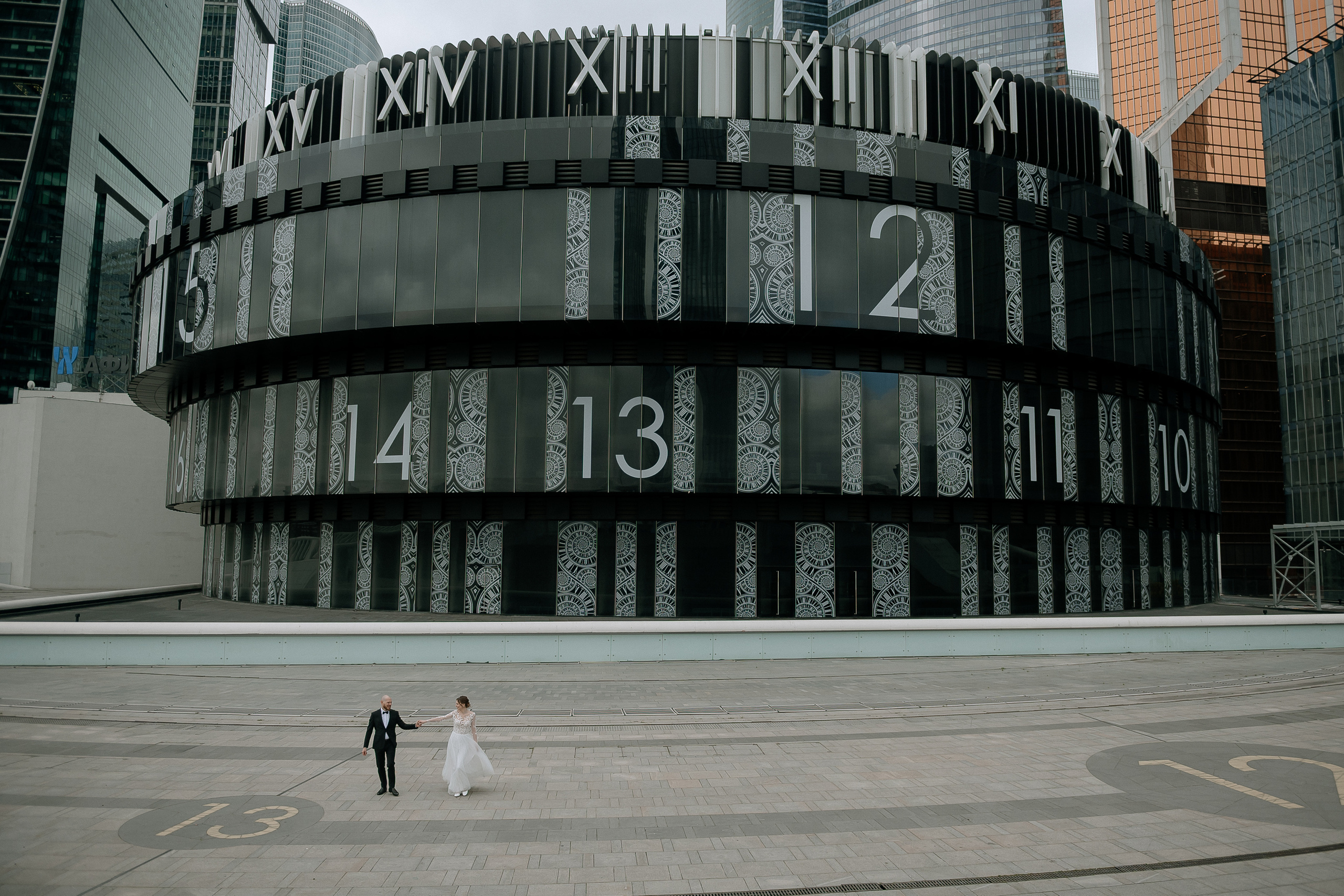 Свадебная фотосессия Москва сити. Свадебный фотограф Москва — Сергей и Татьяна