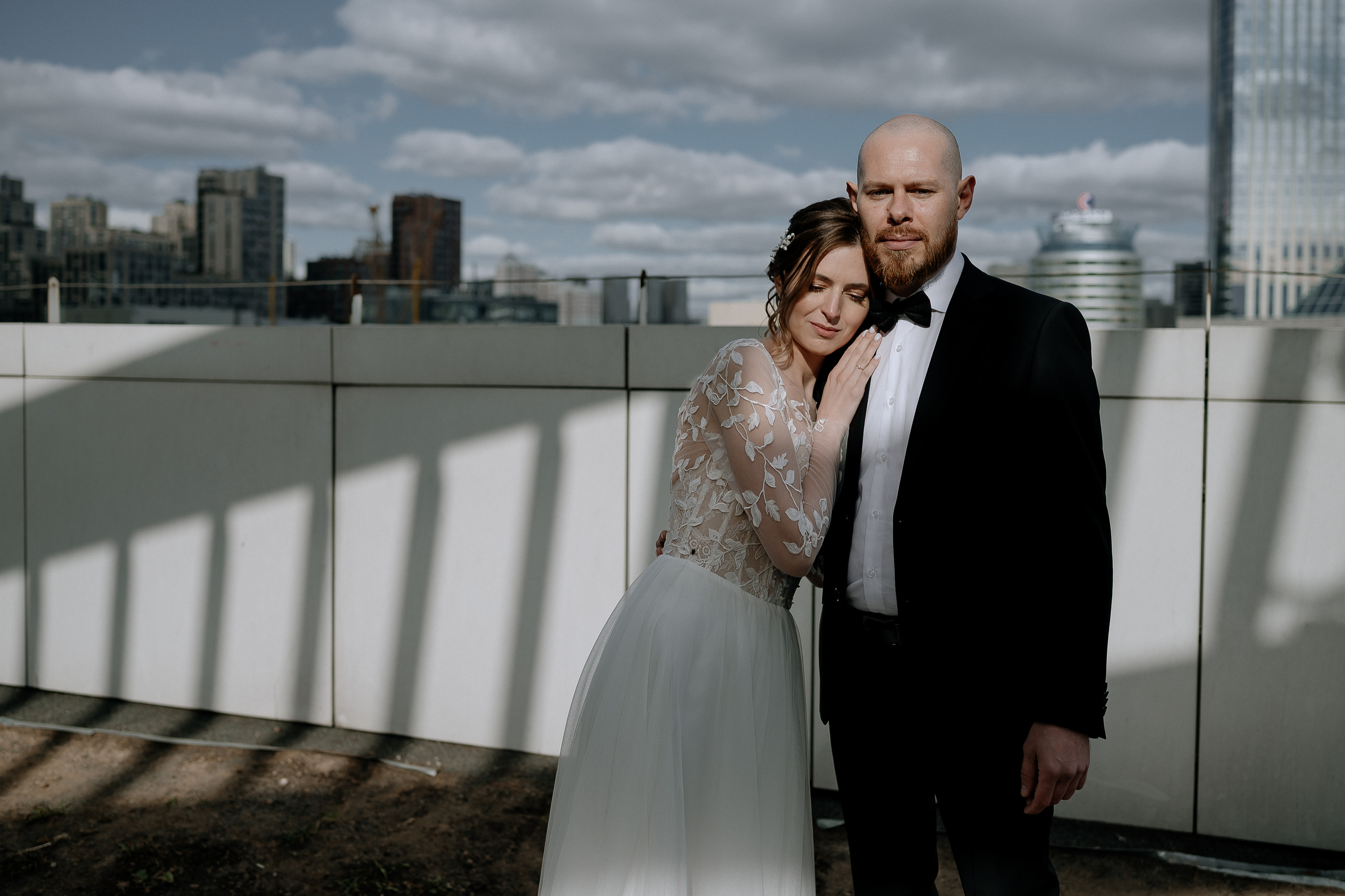 Свадебная фотосессия Москва сити. Свадебный фотограф Москва — Сергей и Татьяна