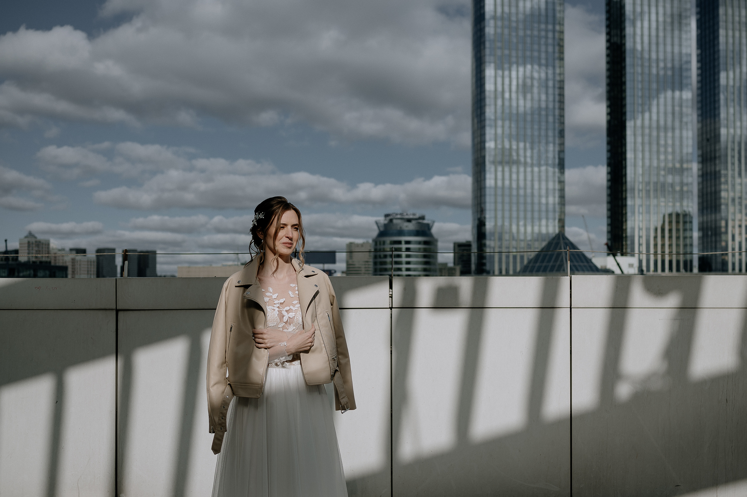 Свадебная фотосессия Москва сити. Свадебный фотограф Москва — Сергей и Татьяна