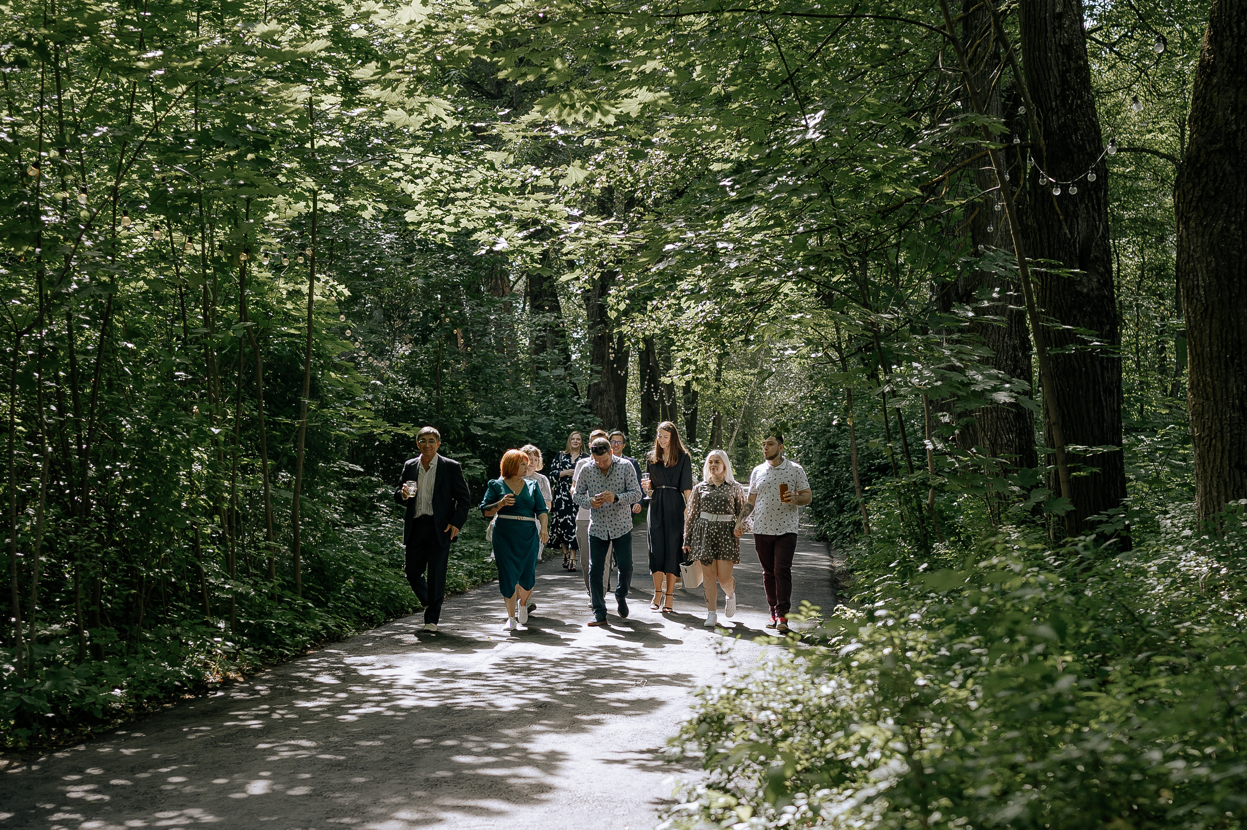 Свадебная фотосессия на площадке Forest Dew. Свадебный фотограф Москва — Сергей и Татьяна