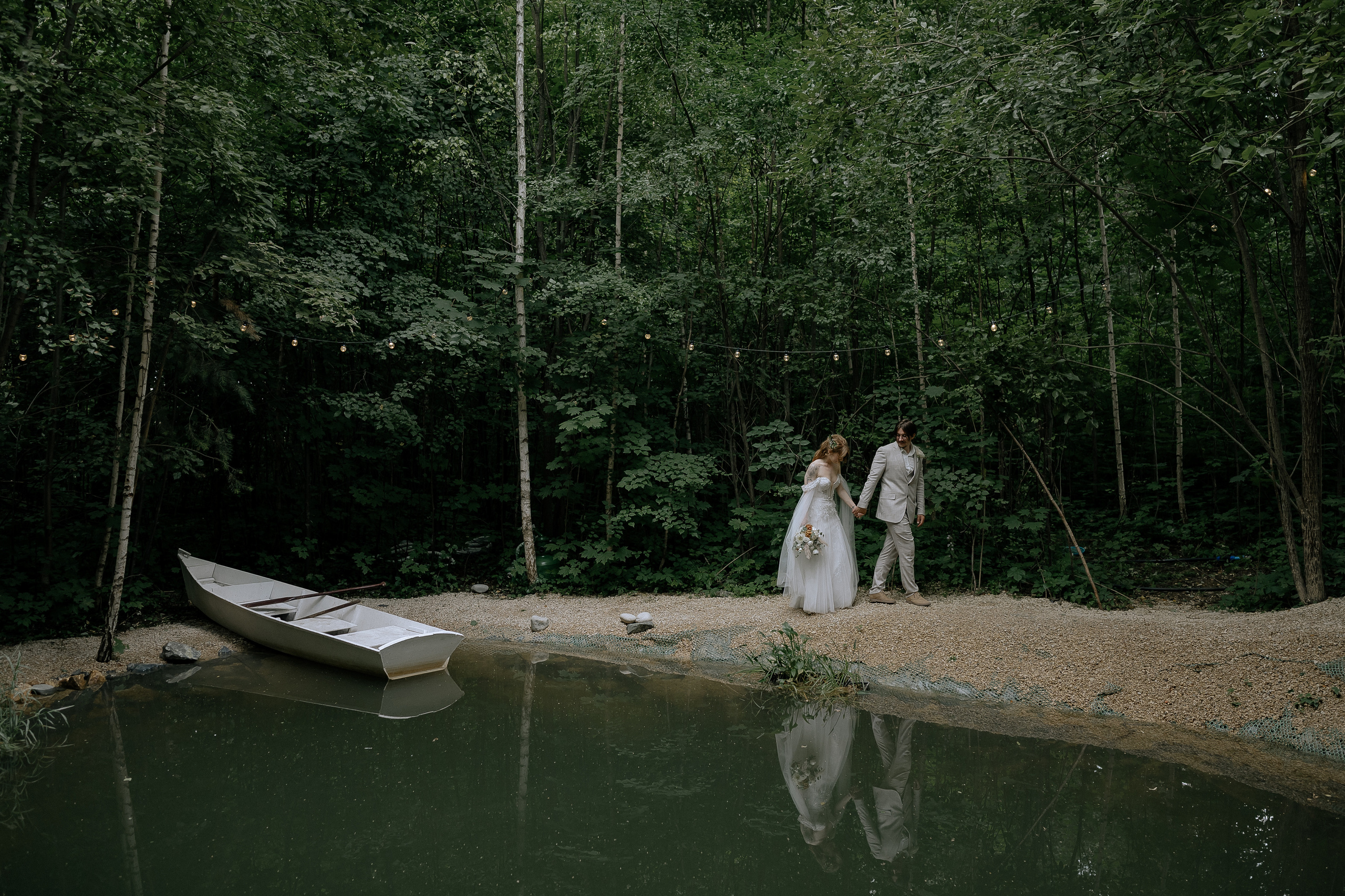 Свадебная фотосессия на площадке Forest Dew. Свадебный фотограф Москва — Сергей и Татьяна