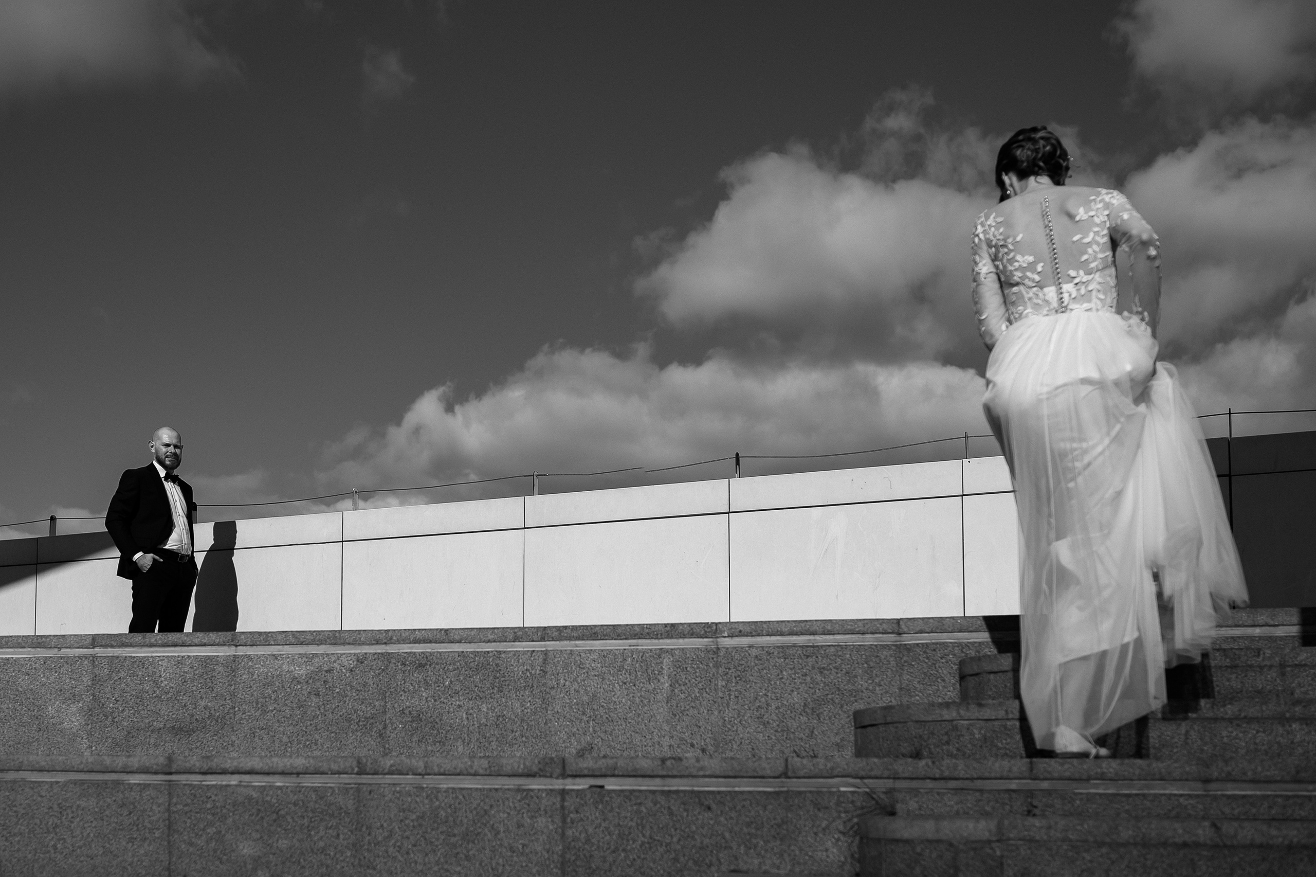 Свадебная фотосессия Москва сити. Свадебный фотограф Москва — Сергей и Татьяна